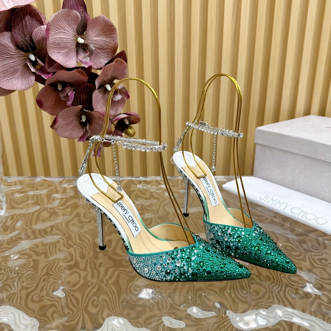 COCO--Ji77y 3ho5 SAEDA100ZPJ0C6345 lambskin Heel height：10cm item:E-X000C0495H