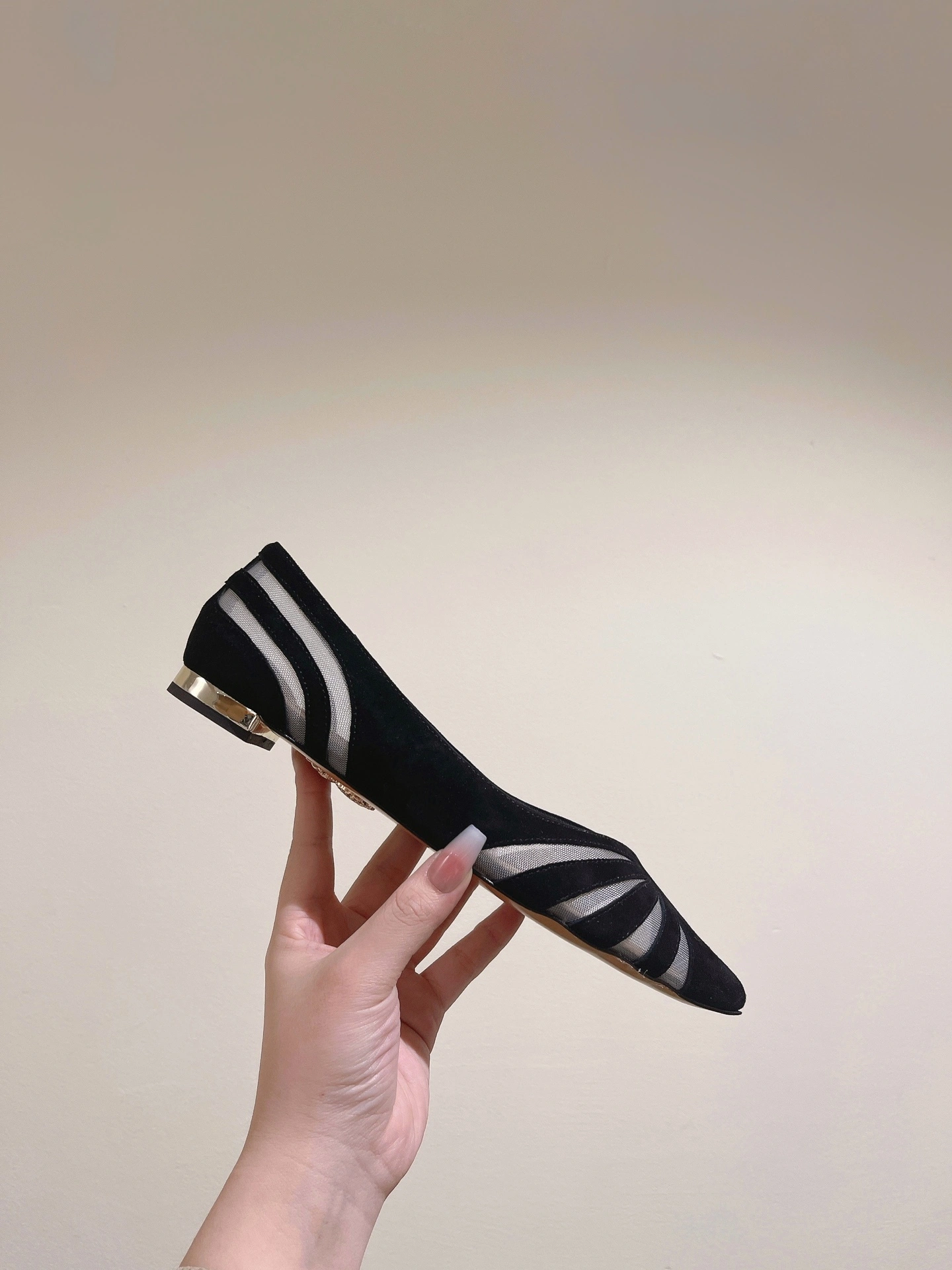 COCO- TSYFLAA0-MSU-000 Heel height：1CM waxed skin sheepskin item:D-X032C1488