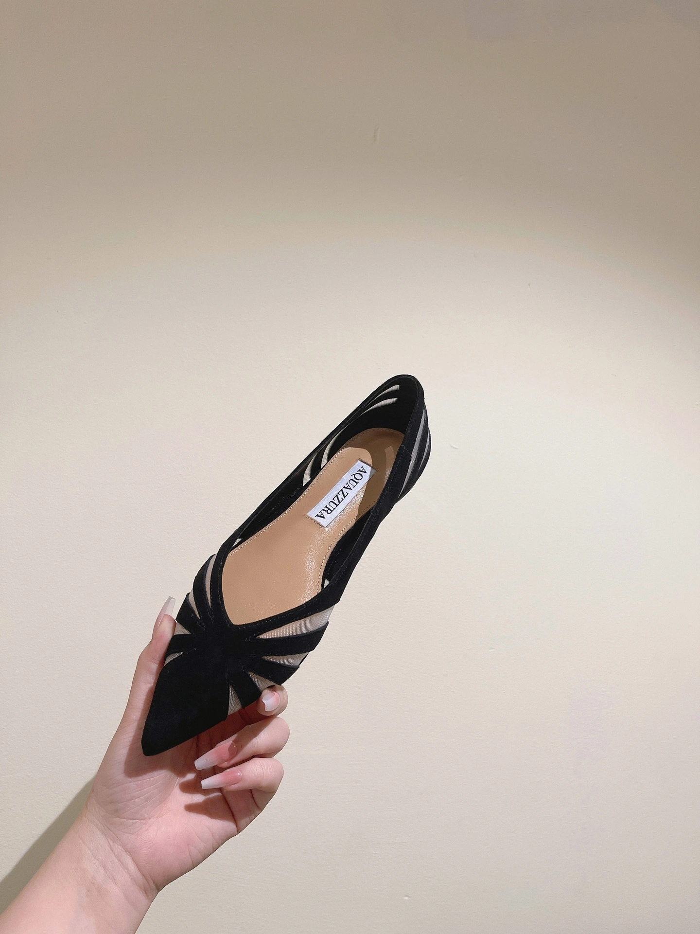 COCO- TSYFLAA0-MSU-000 Heel height：1CM waxed skin sheepskin item:D-X032C1488