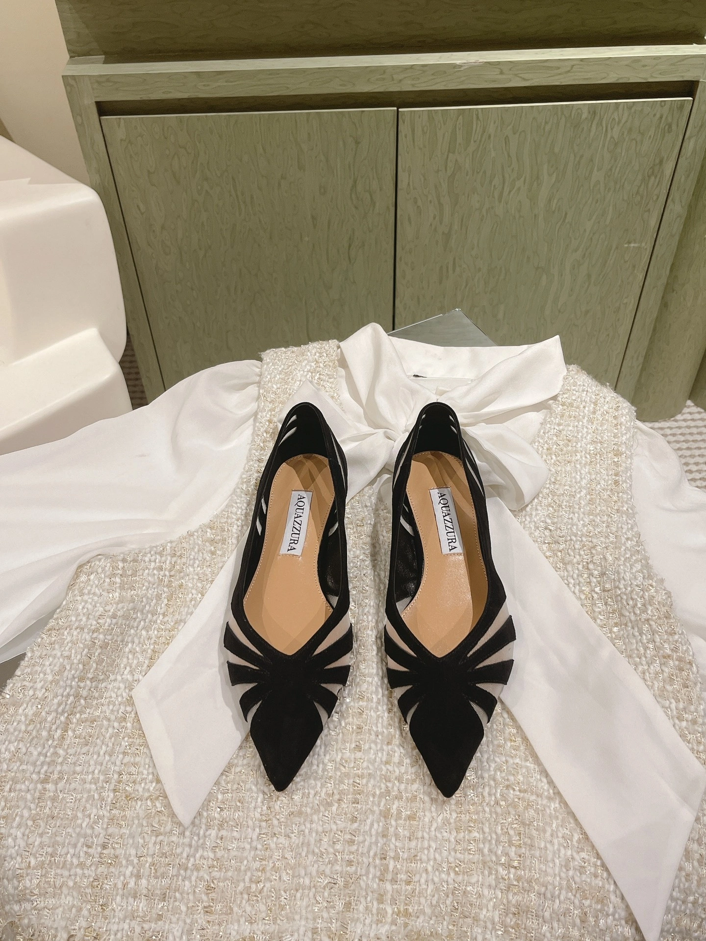 COCO- TSYFLAA0-MSU-000 Heel height：1CM waxed skin sheepskin item:D-X032C1488