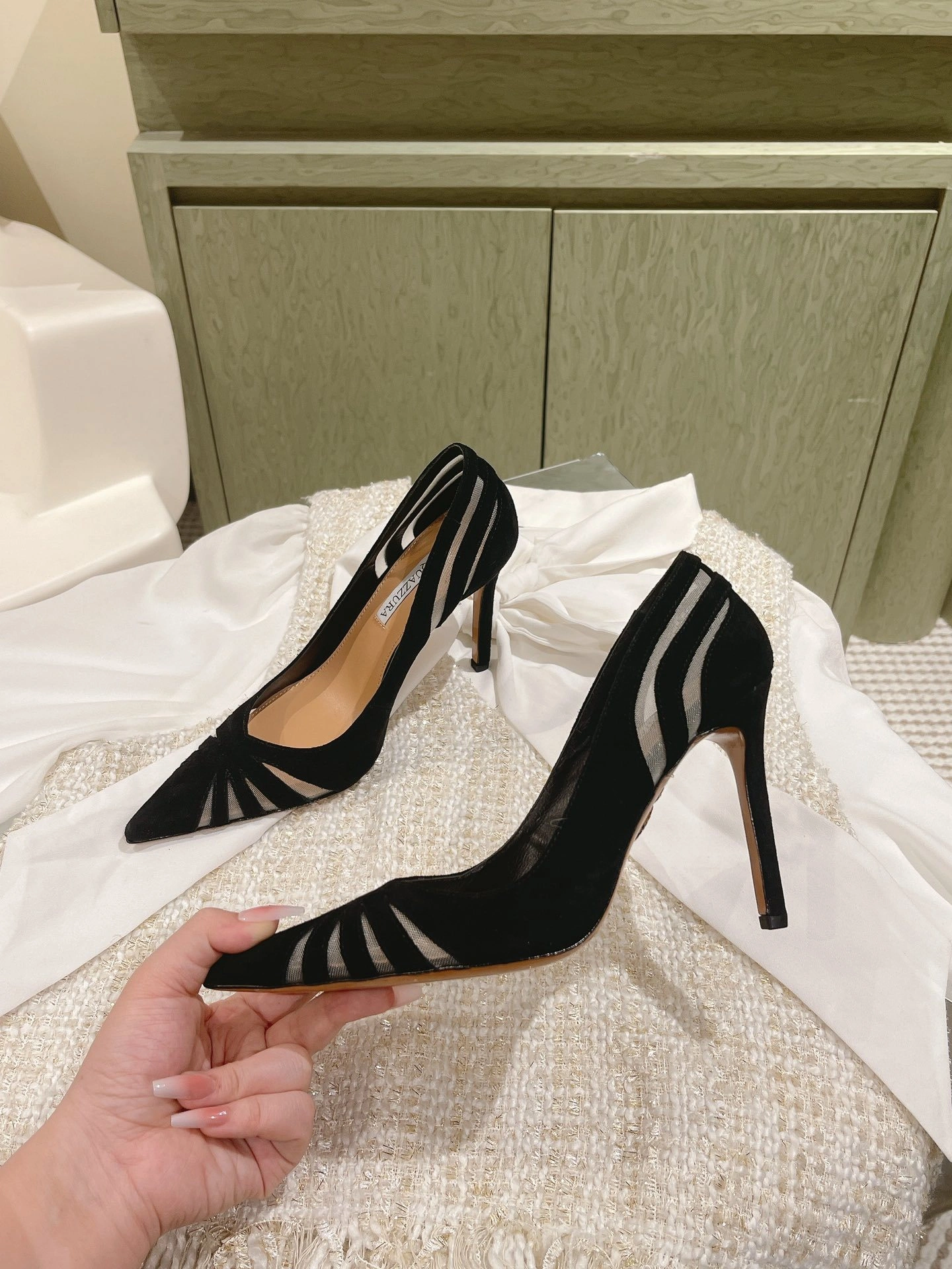 COCO- TSYMI-DP0-MSU Heel height：10CM waxed skin sheepskin item:D-X032C1489