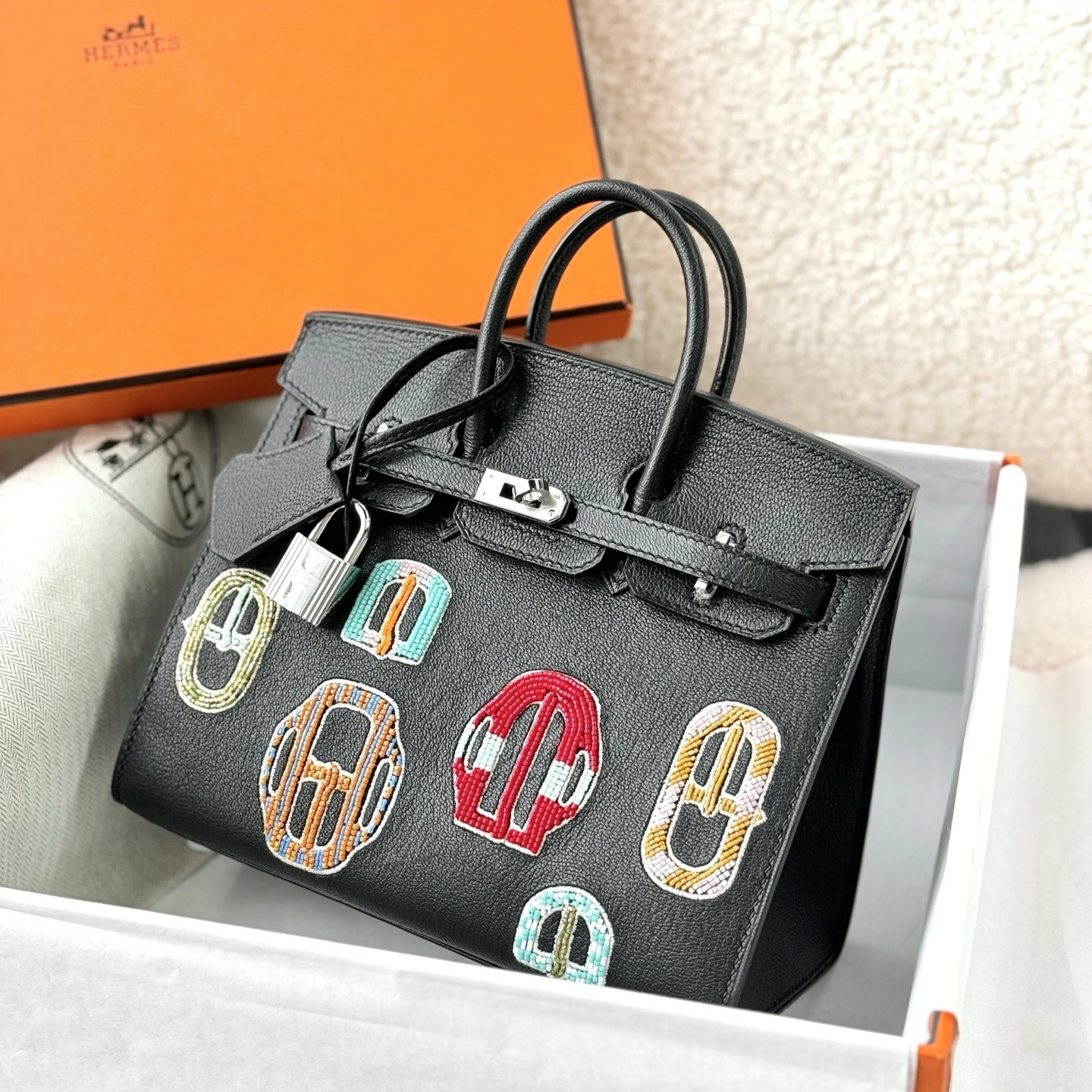 Custombag-- H5r75s H085334CKAA high quality version goatskin item:F-B177A2311