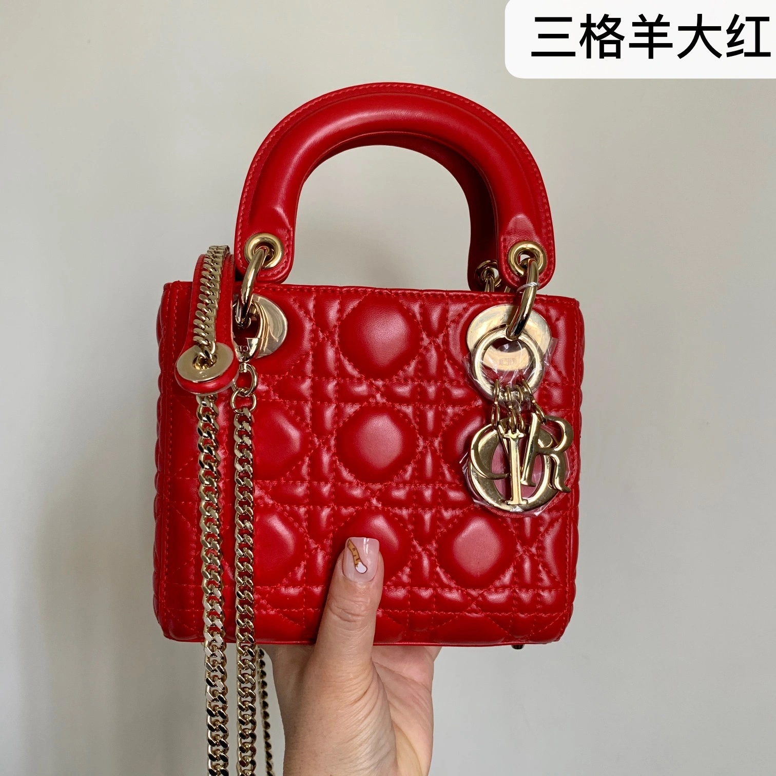 Custombag-- Lady high quality version Sheep's big red item：C-B803D0716