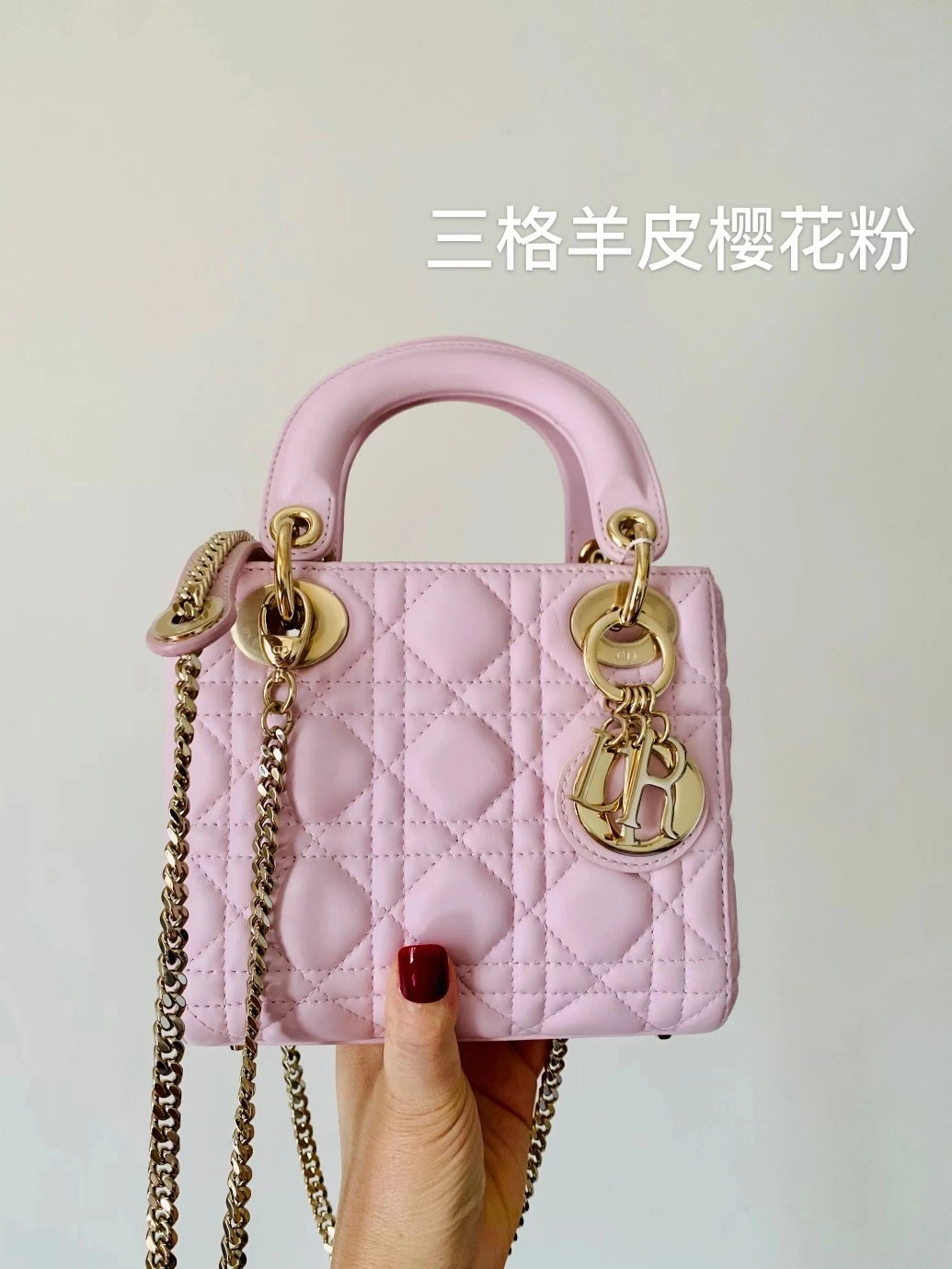 Custombag-- Lady high quality version The cherry blossom pink item：C-B803D0719