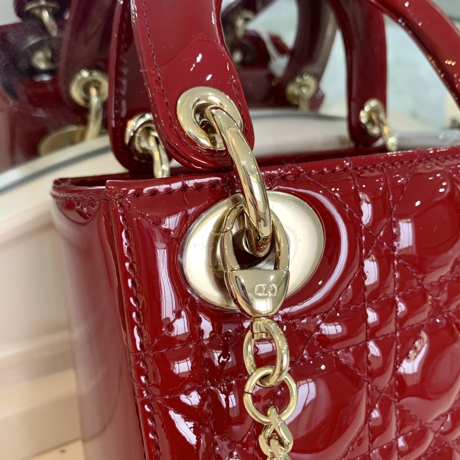 Custombag-- Lady high quality version Wine red item：C-B803D0729