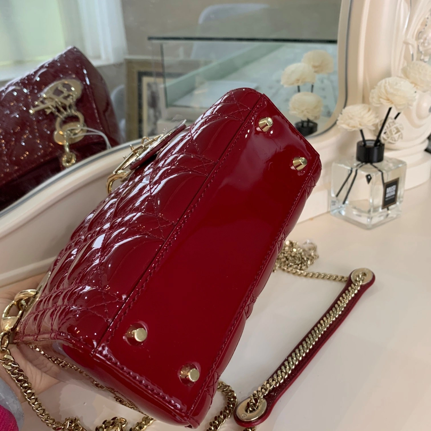 Custombag-- Lady high quality version Wine red item：C-B803D0729