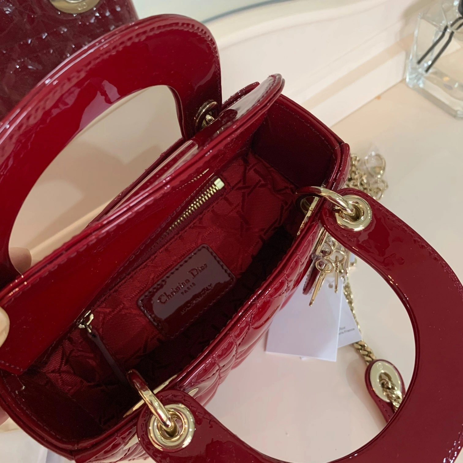 Custombag-- Lady high quality version Wine red item：C-B803D0729