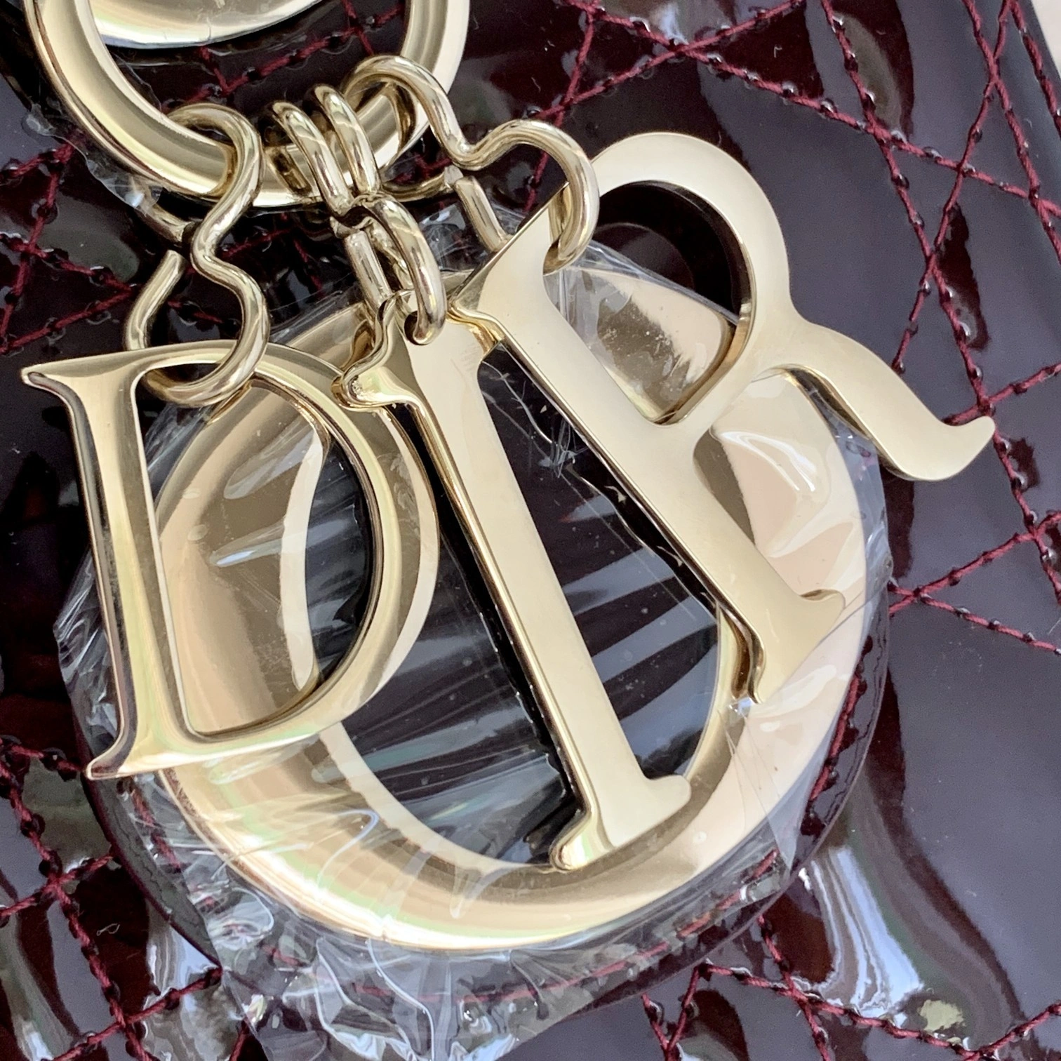 Custombag-- high quality version Cherries color gold buttons item：C-B803D0755
