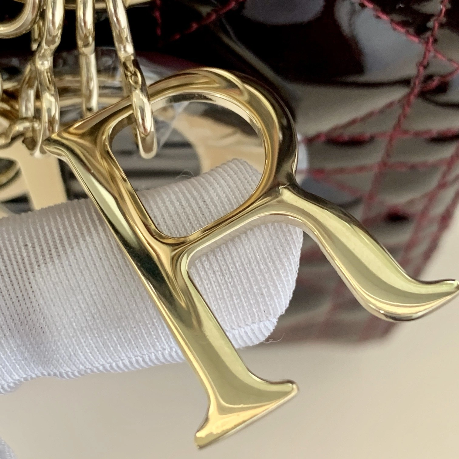 Custombag-- high quality version Cherries color gold buttons item：C-B803D0755