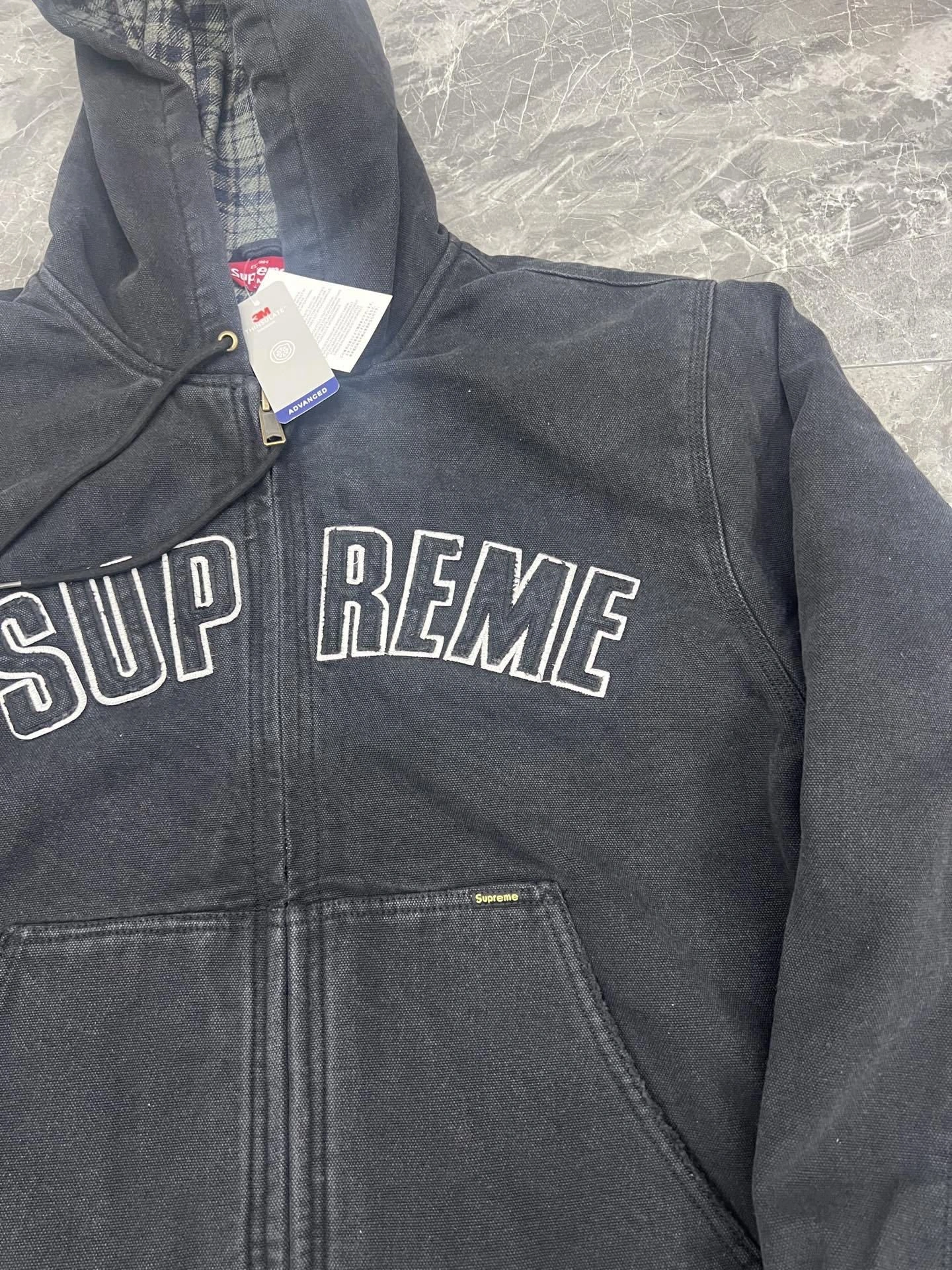 Gemini-- S575 FW25 WEEK1 Reflective Arc Hooded Work Jacket embroidery YKK 2colour item:E-F110K2114-2F