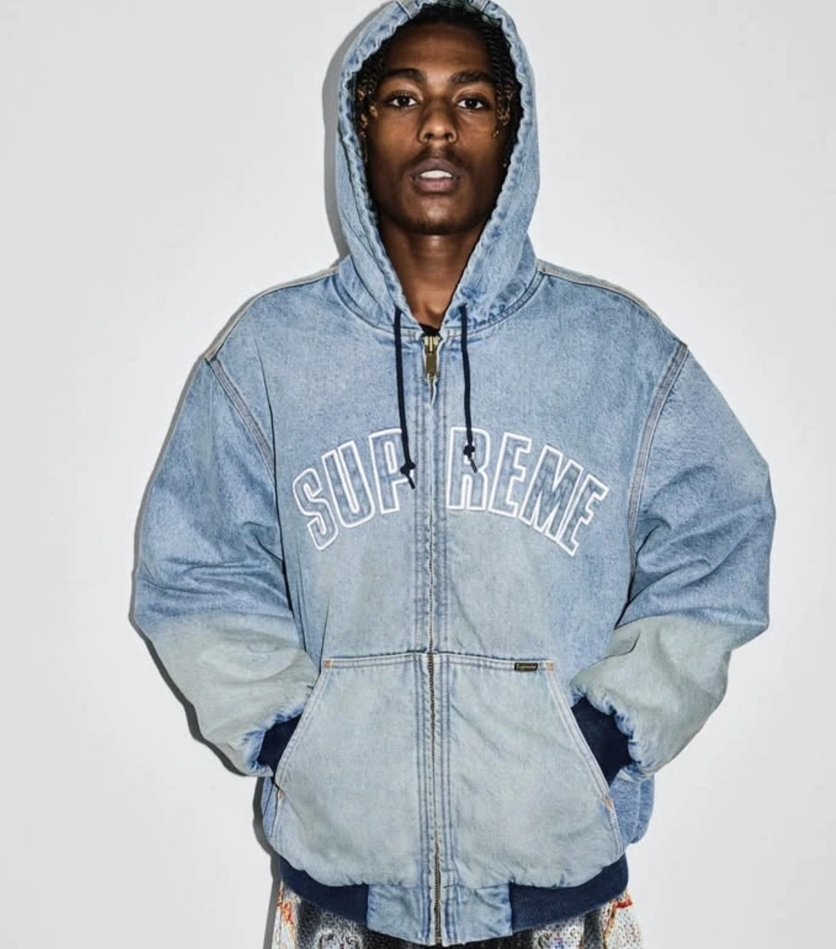 Gemini-- S575 FW25 WEEK1 Reflective Arc Hooded Work Jacket embroidery YKK 2colour item:E-F110K2114-2F