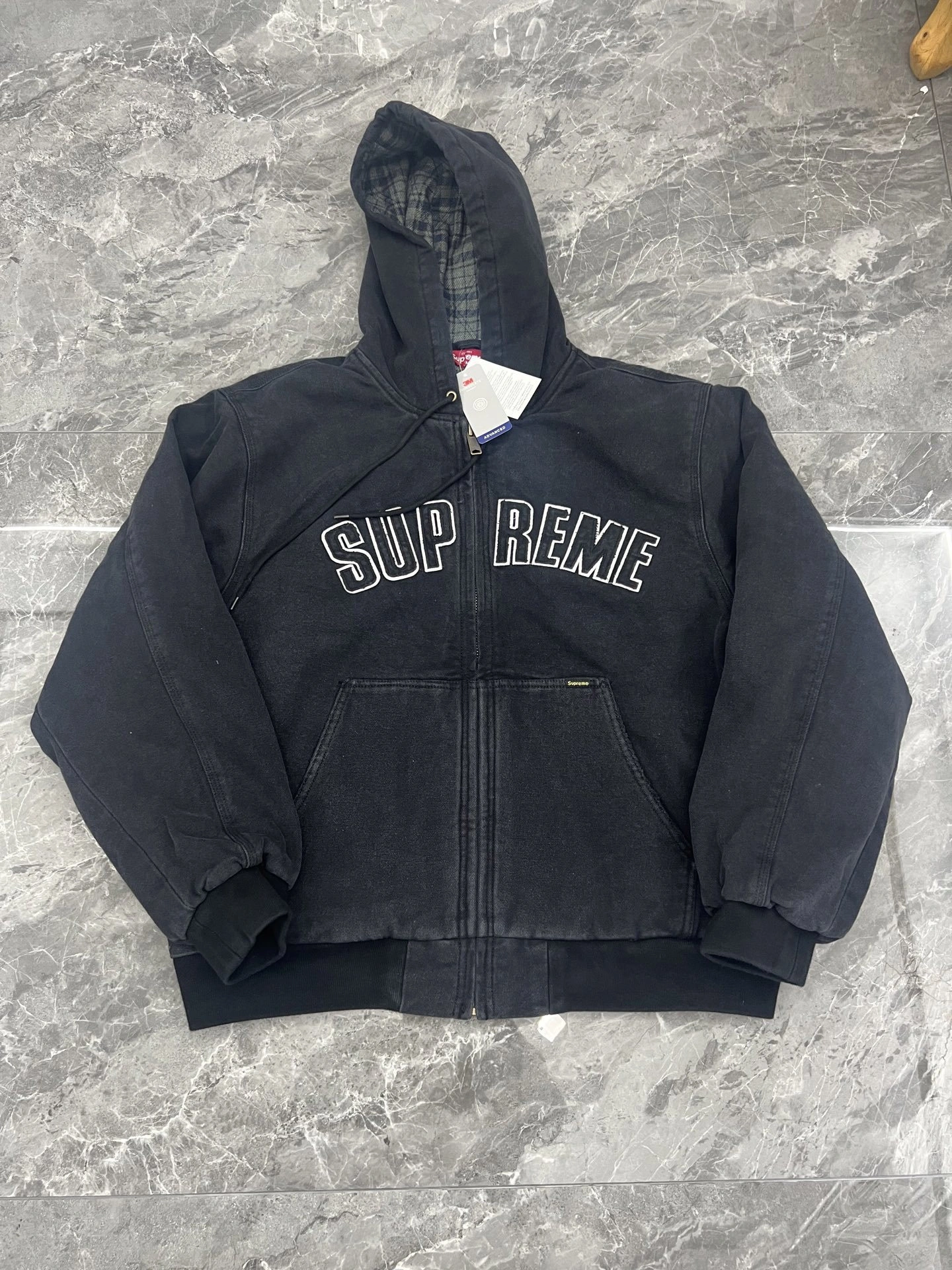 Gemini-- S575 FW25 WEEK1 Reflective Arc Hooded Work Jacket embroidery YKK 2colour item:E-F110K2114-2F