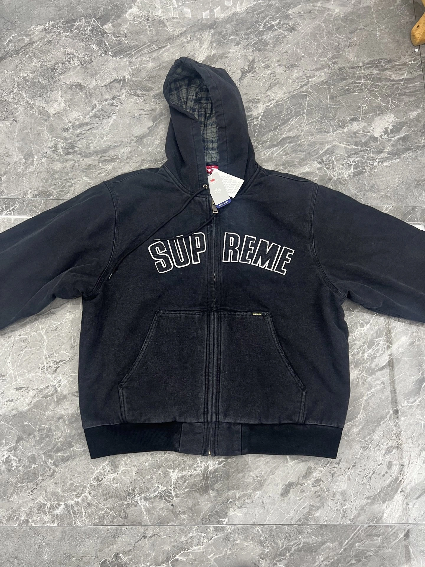 Gemini-- S575 FW25 WEEK1 Reflective Arc Hooded Work Jacket embroidery YKK 2colour item:E-F110K2114-2F