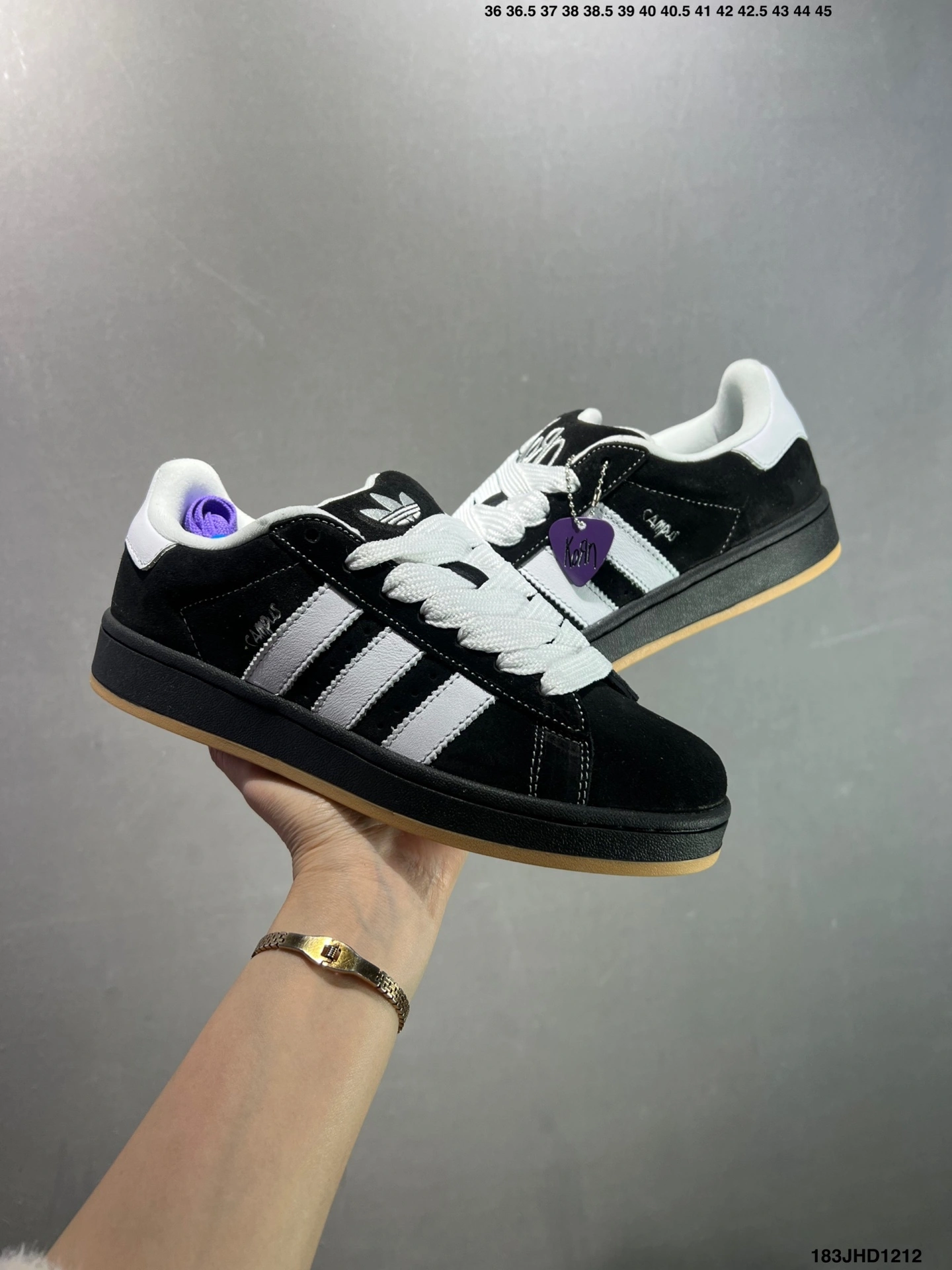Flying pig-- 14i41s IG0792 Korn x Originals Campus 00s”Black“ item: E-X000L2432B