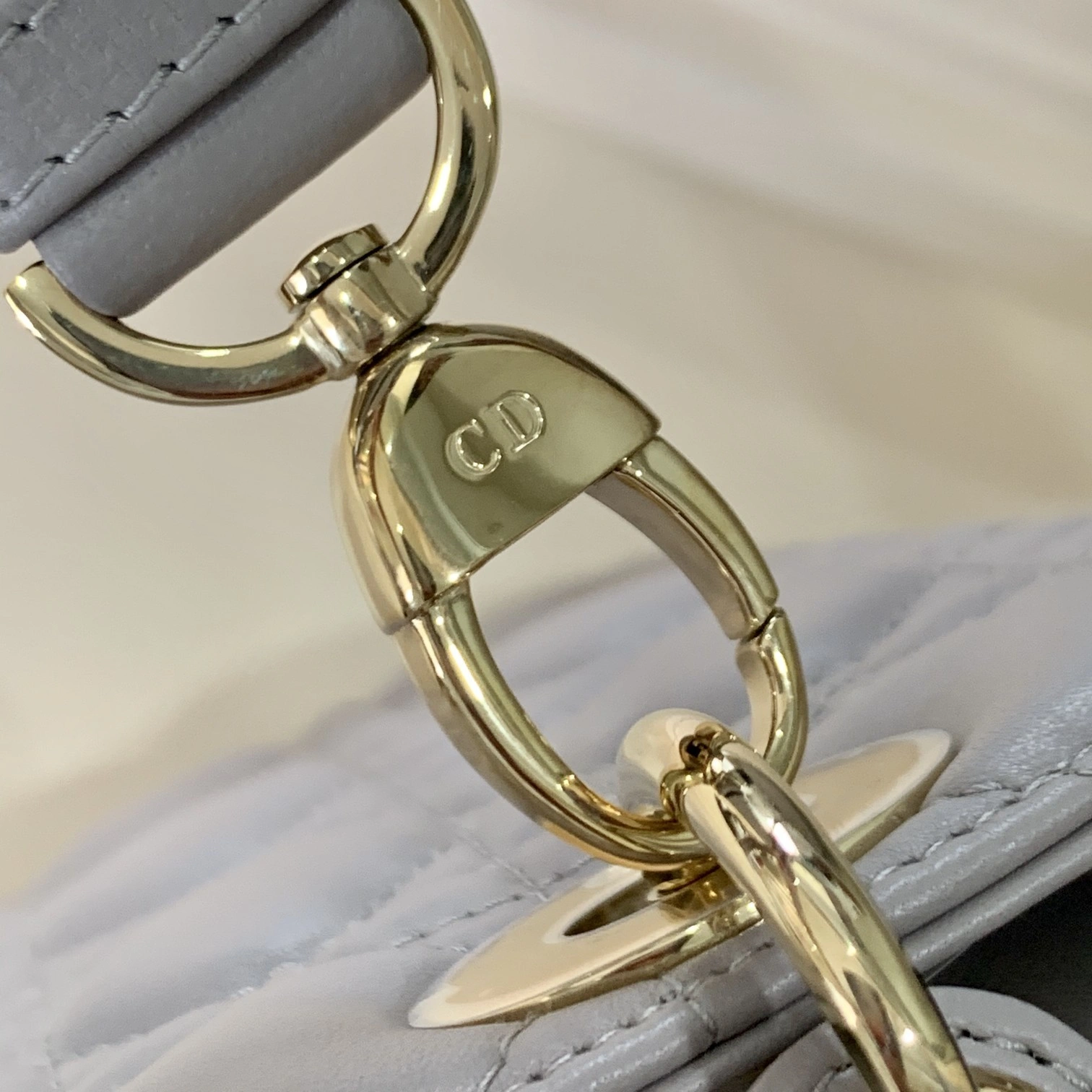 Custombag-- M0565ONGE-M47G high quality version The elephant grey suede gold buckle item：C-B803D0752