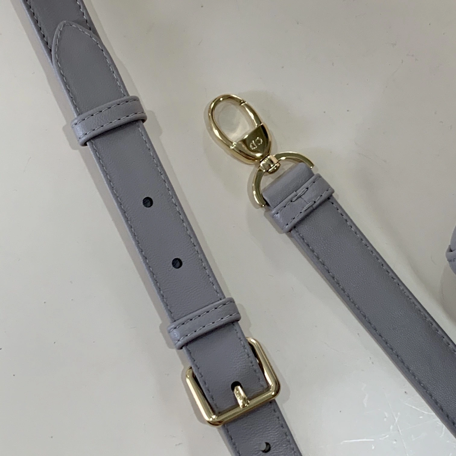 Custombag-- M0565ONGE-M47G high quality version The elephant grey suede gold buckle item：C-B803D0752