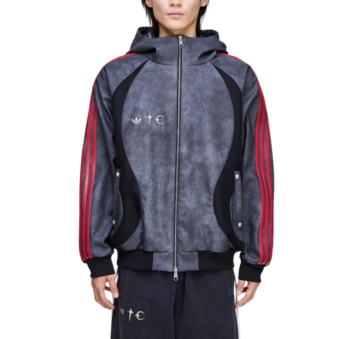 Gemini -- 14i41s adidas Originals x THUG CLUB GALI TG LTHR JKT item:E-F110L1838F