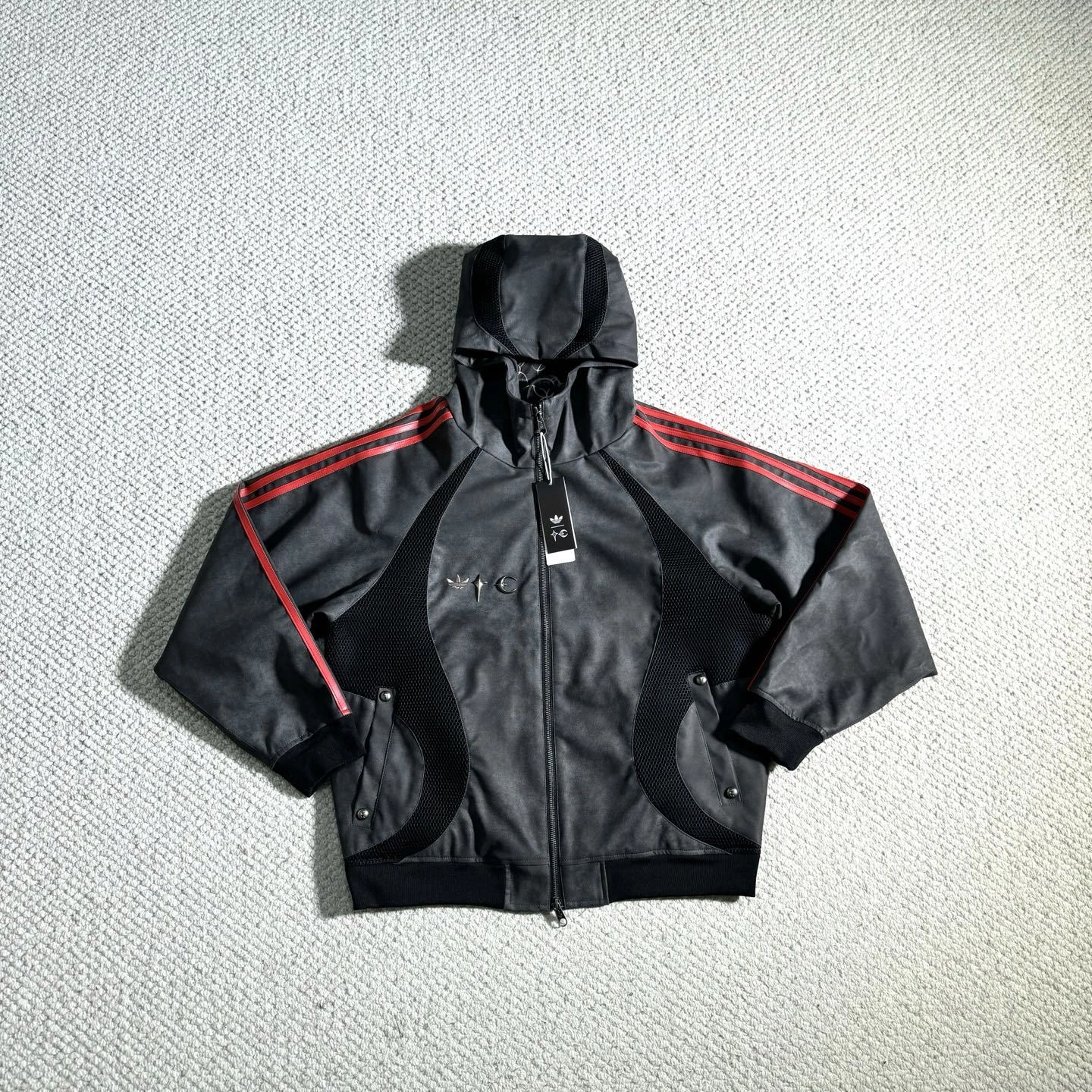 Gemini -- 14i41s adidas Originals x THUG CLUB GALI TG LTHR JKT item:E-F110L1838F