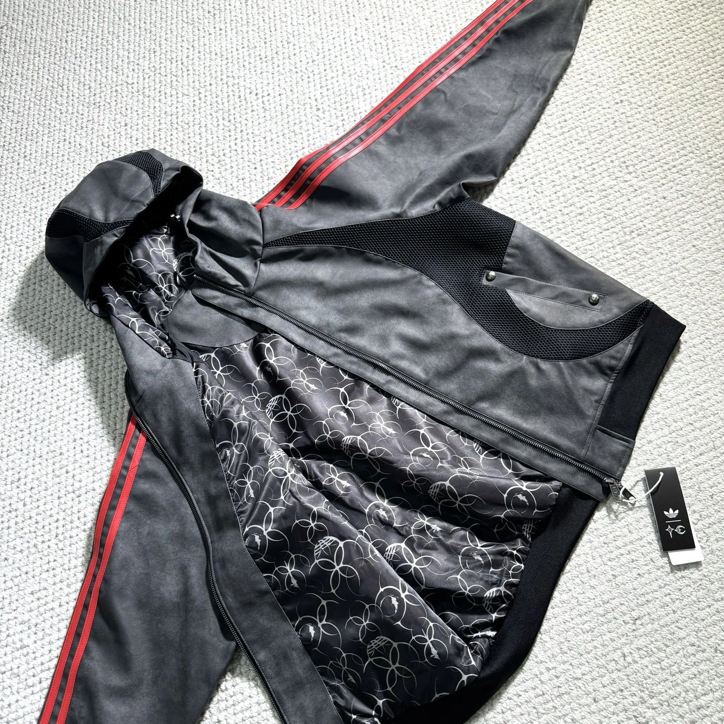 Gemini -- 14i41s adidas Originals x THUG CLUB GALI TG LTHR JKT item:E-F110L1838F