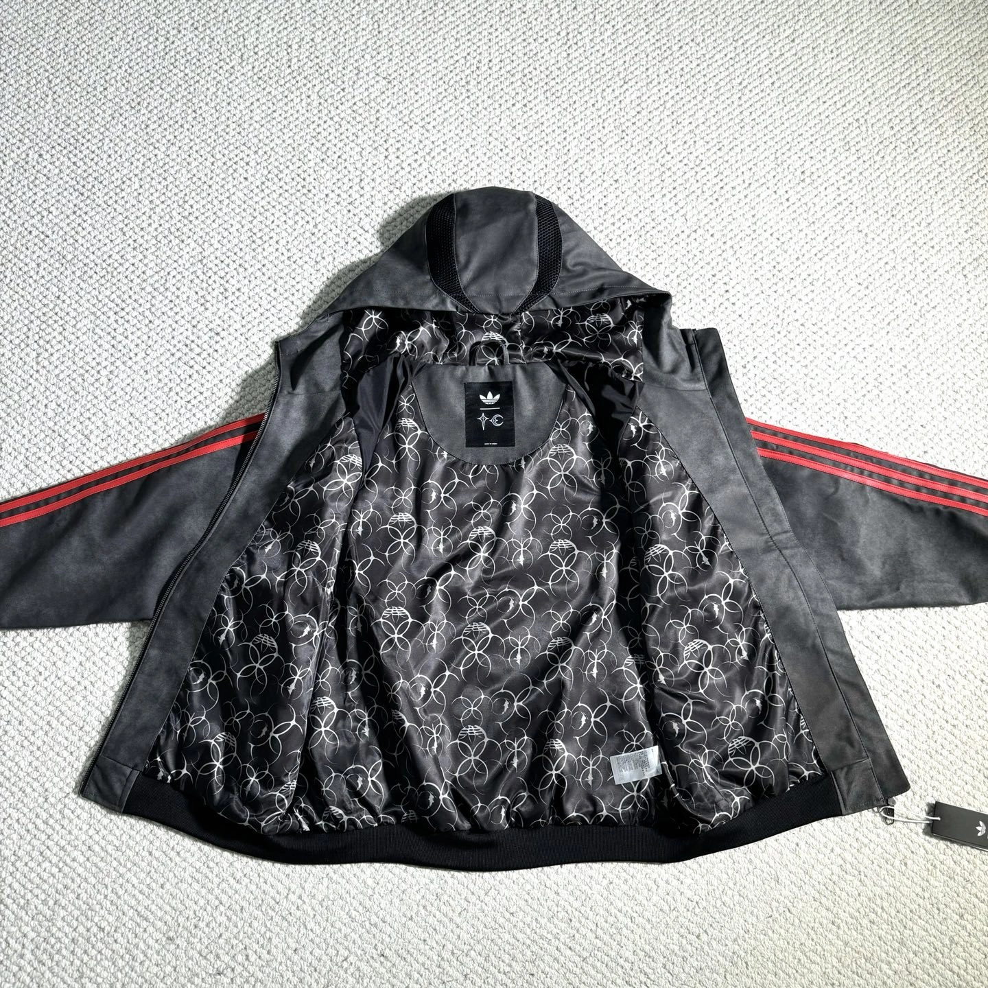 Gemini -- 14i41s adidas Originals x THUG CLUB GALI TG LTHR JKT item:E-F110L1838F