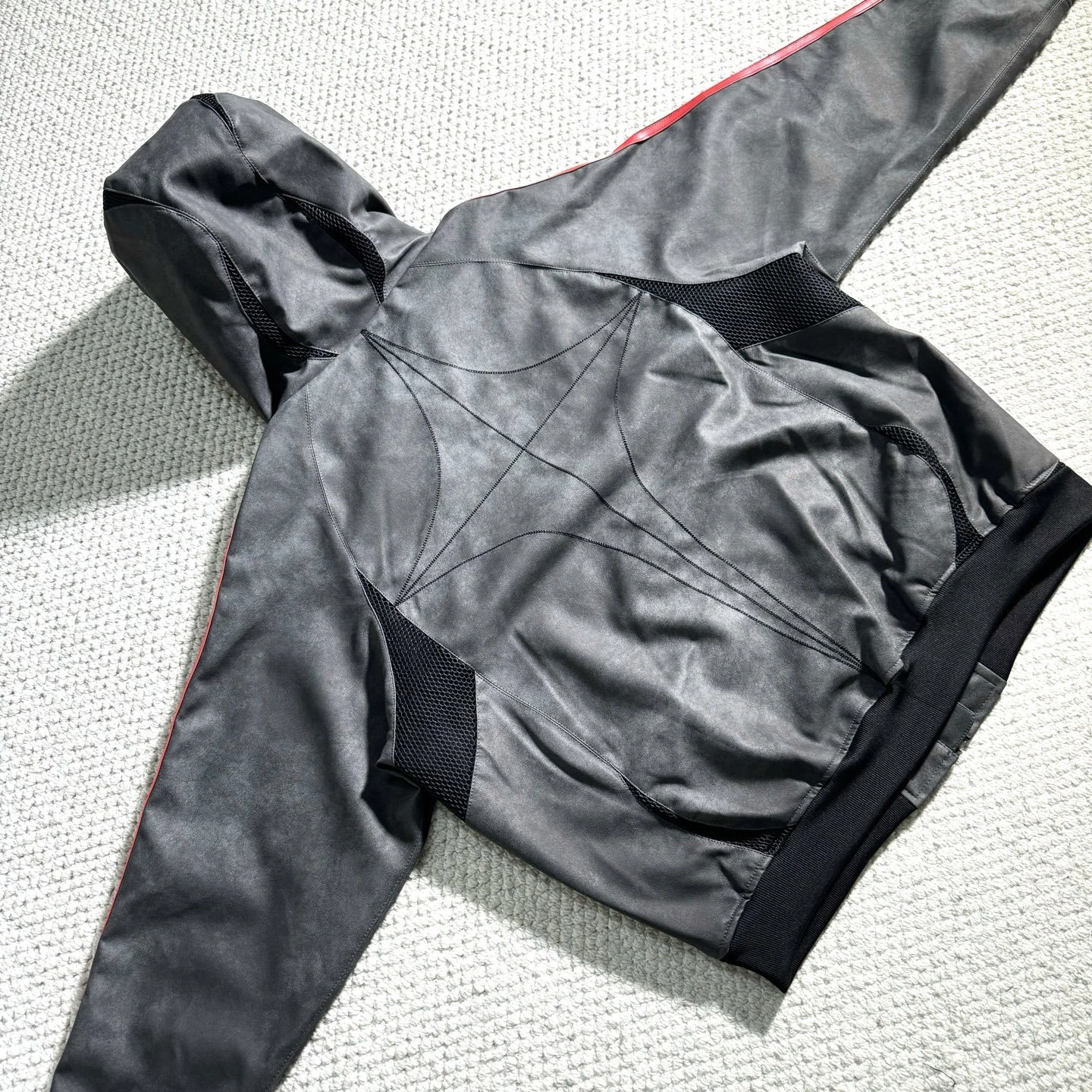 Gemini -- 14i41s adidas Originals x THUG CLUB GALI TG LTHR JKT item:E-F110L1838F