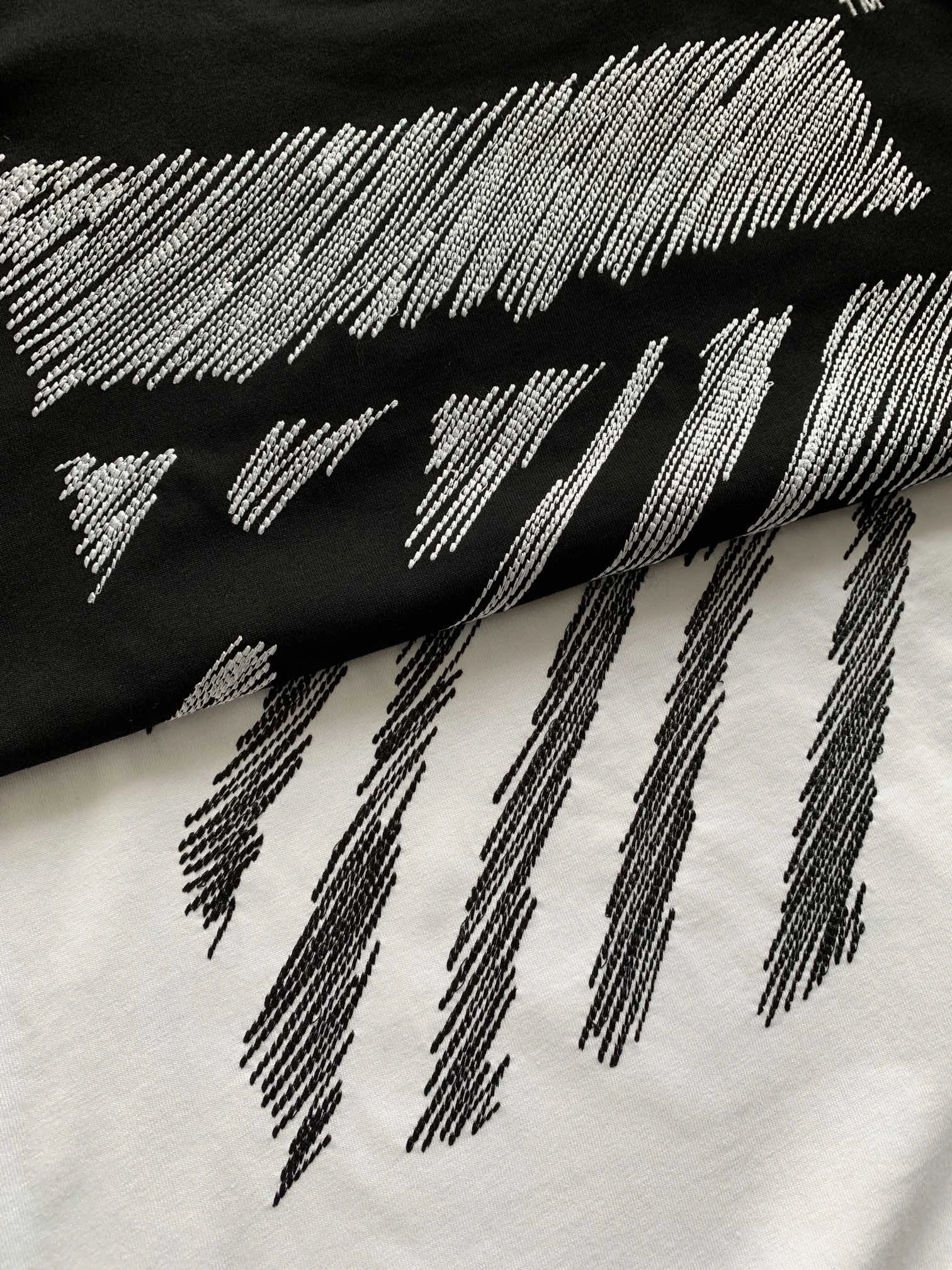 &Gemini----2023 embroider 2colour item:C-F390D1308-2