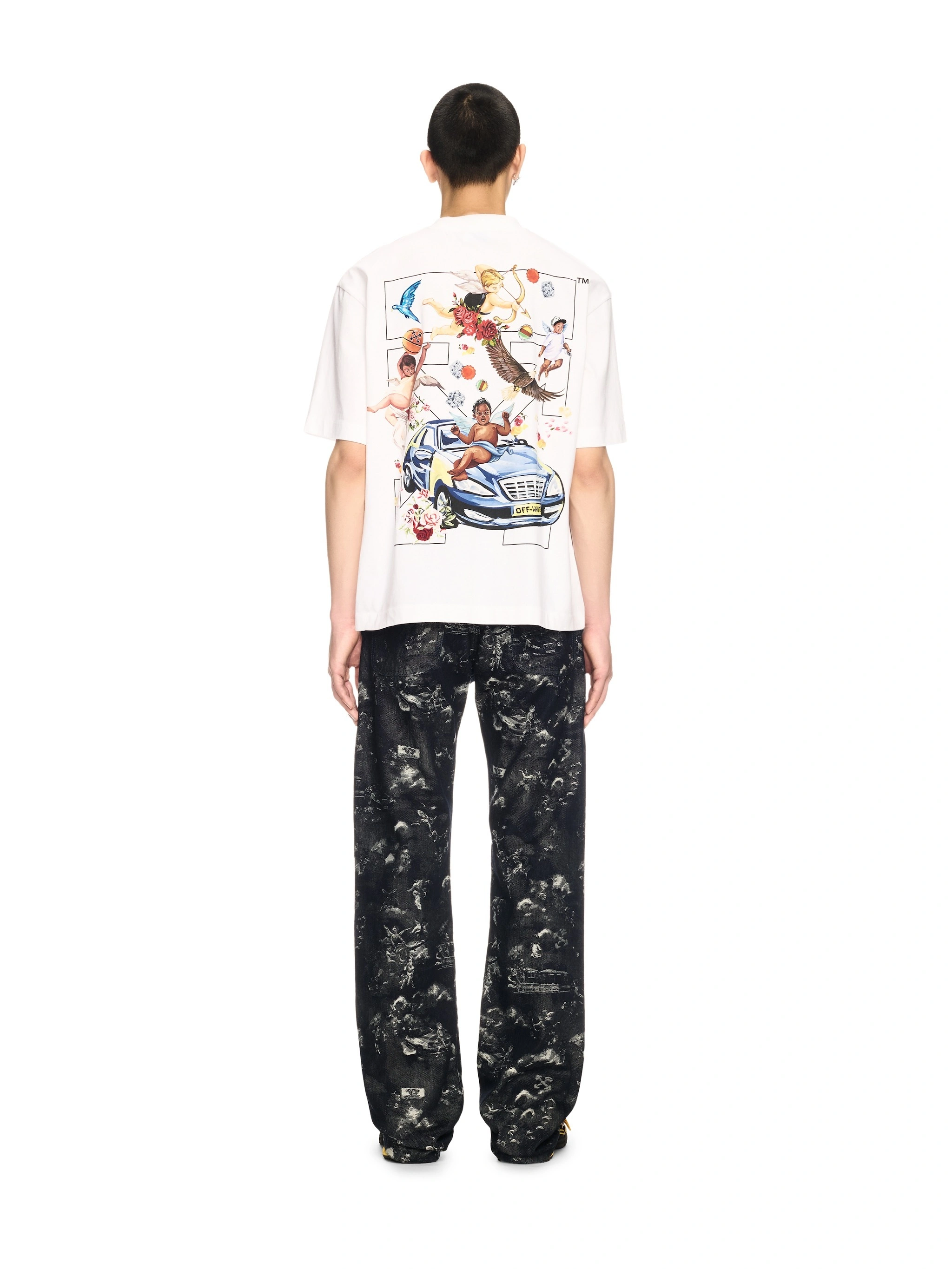 Gemini -- Off Whit5 oversized 2Colour item:E-F477M0504-2F