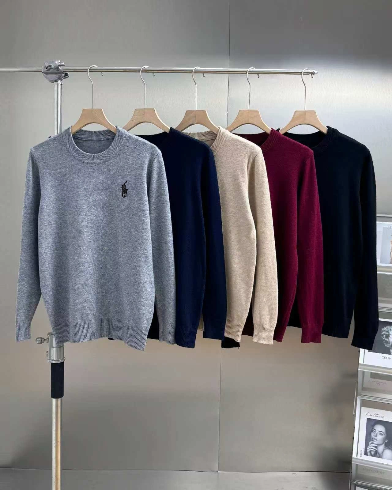 Gemini -- R18ph wool Cotton embroidery oversized 5Colour item:F-F110A1907-5F