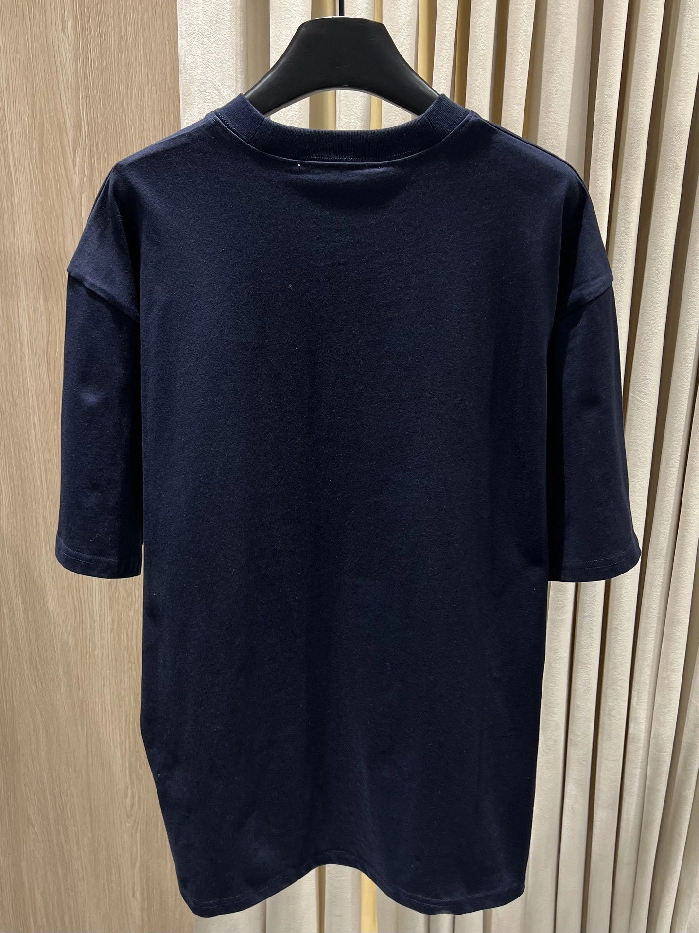 Gemini-- 1395 Embroidered Bow Logo T-Shirt Cotton 2colour item:E-F140L2724-2H