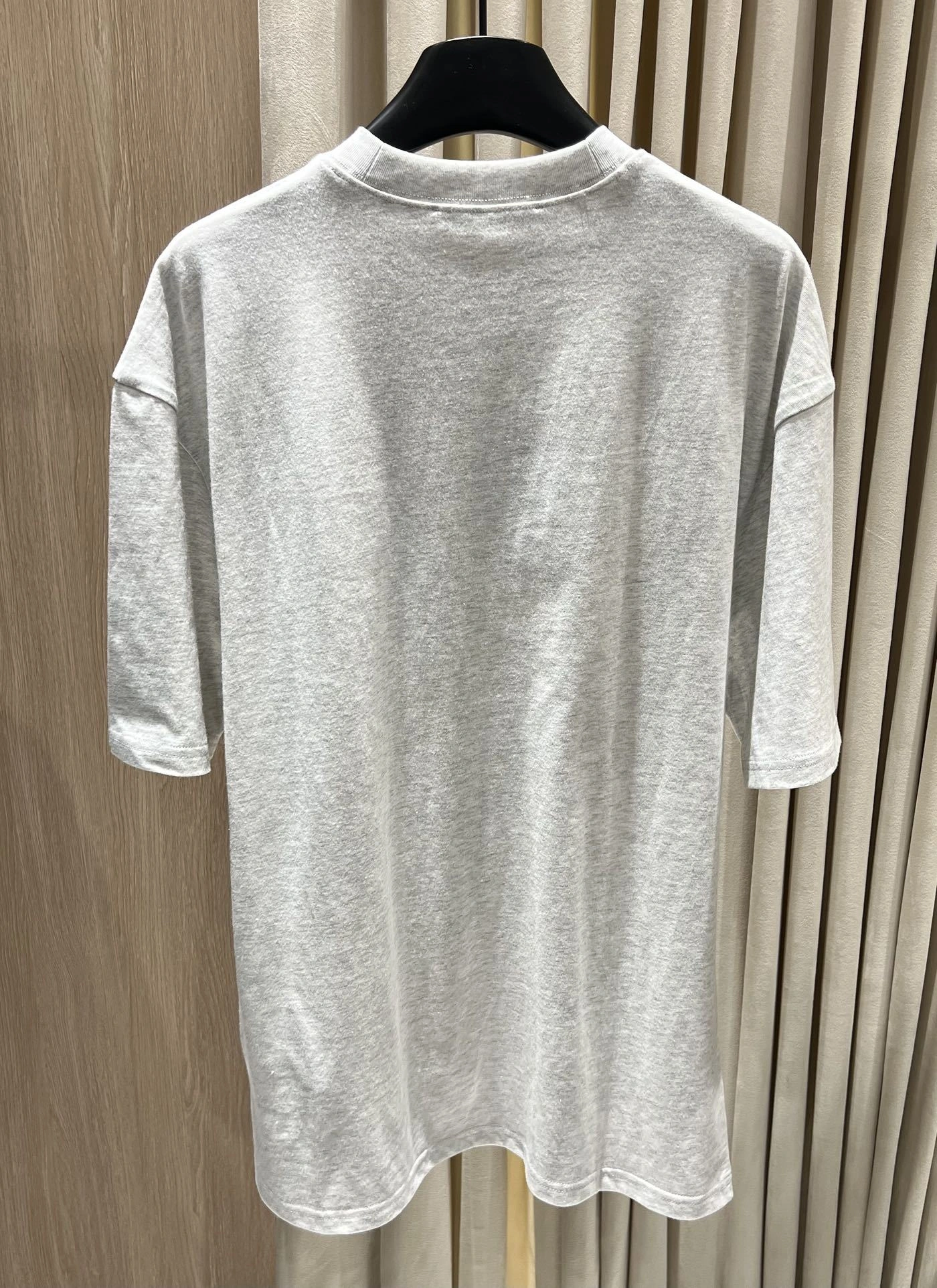 Gemini-- 1395 Embroidered Bow Logo T-Shirt Cotton 2colour item:E-F140L2724-2H