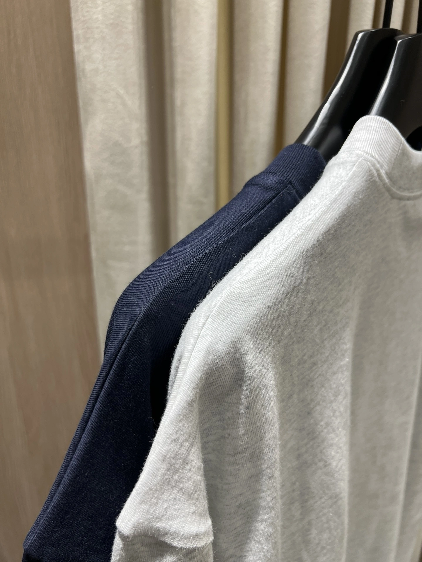 Gemini-- 1395 Embroidered Bow Logo T-Shirt Cotton 2colour item:E-F140L2724-2H
