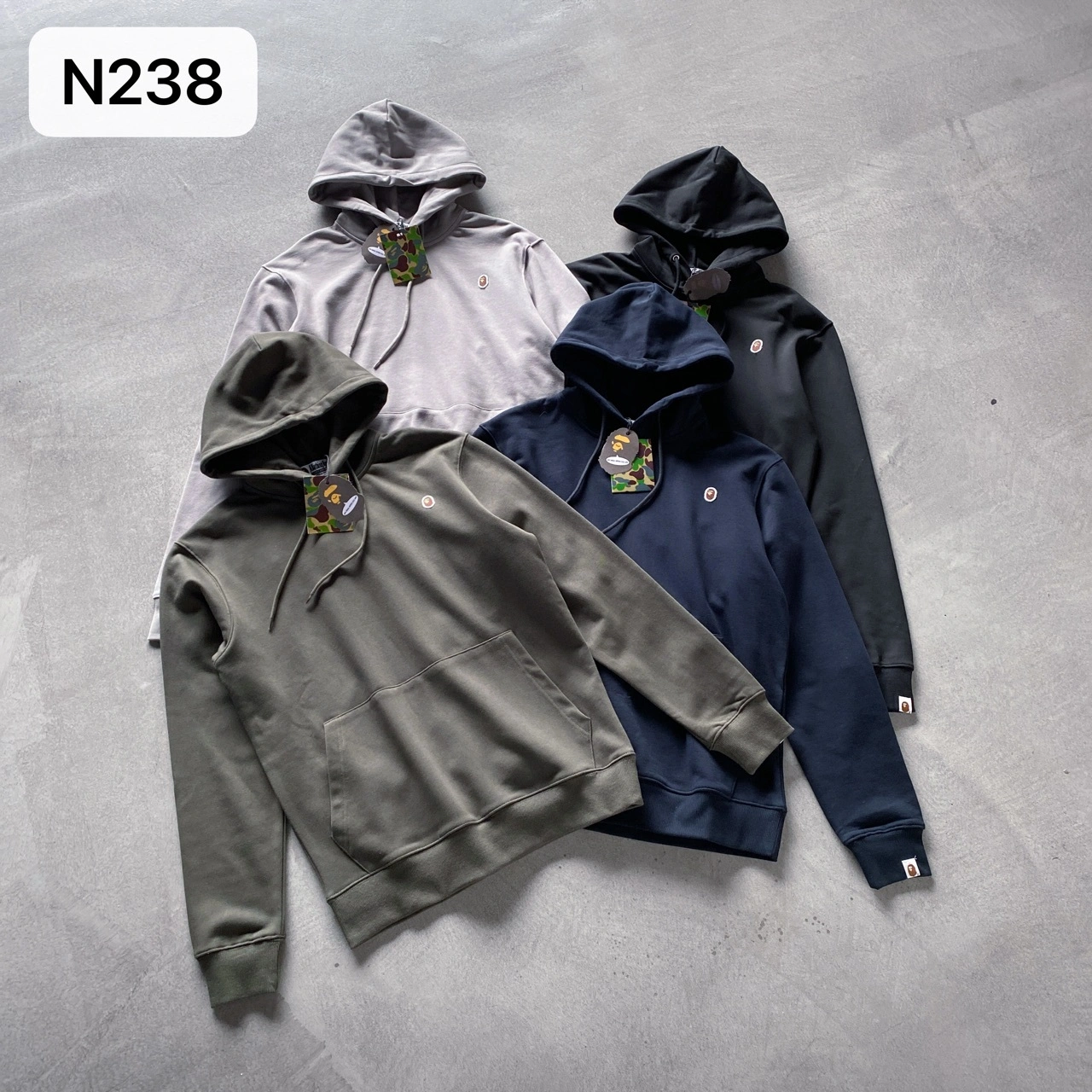 Gemini-- 21p5 embroidery Cotton oversize 4colour item: E-F157J0108-4