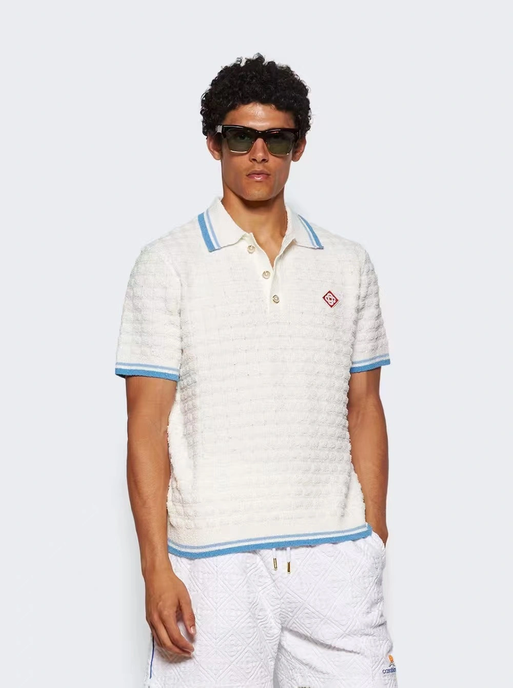 Gemini-- 31s1281931 POLO embroidery Cotton item:E-F409J2201H