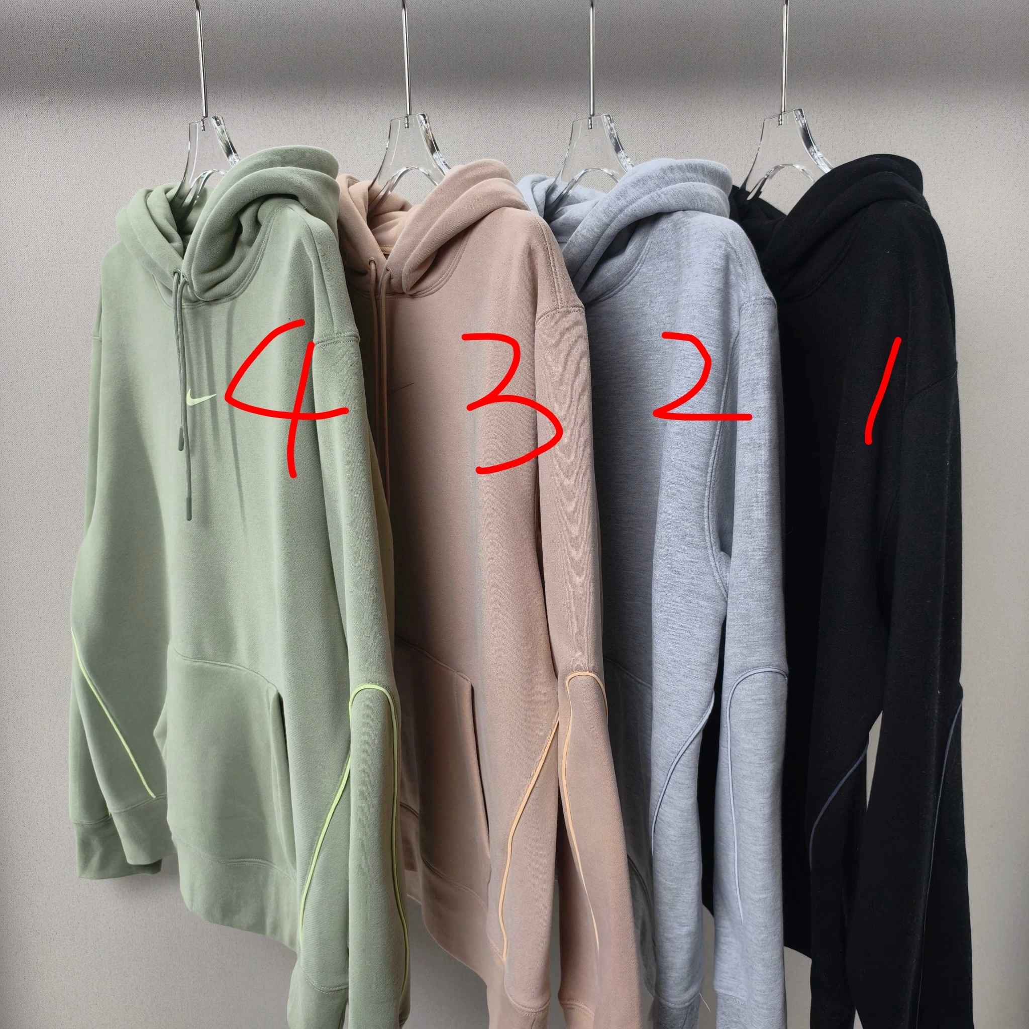 Gemini-- 9ik5 SS24 Cotton fleece 4colour item:E-F110L1108-4F