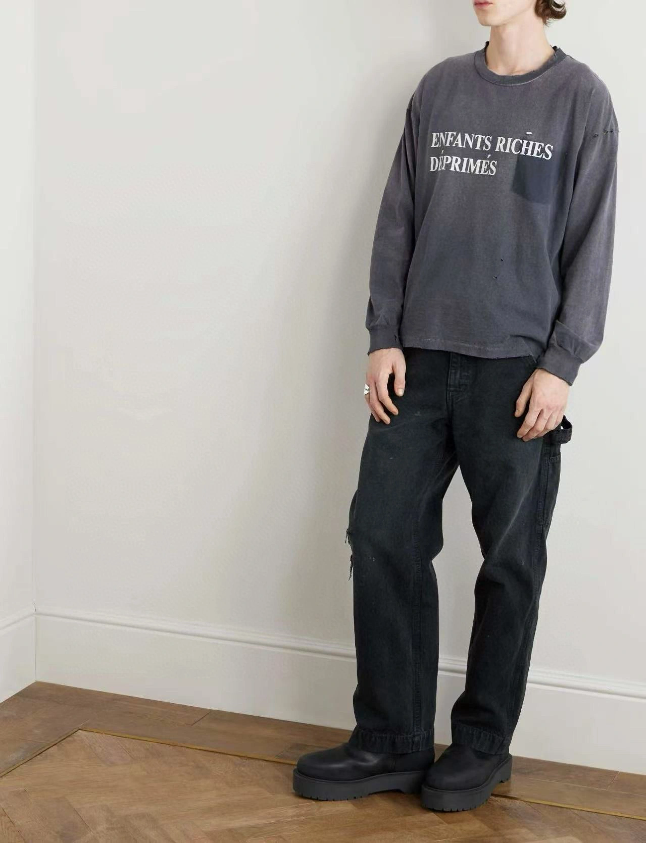 Gemini-- ERD 25FW Tee 2colour item:E-F125G0924-2