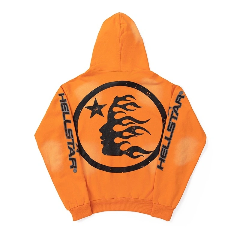 &Gemini-- H588st1r Fire Orange Hoodie pants item:E-F377B1867
