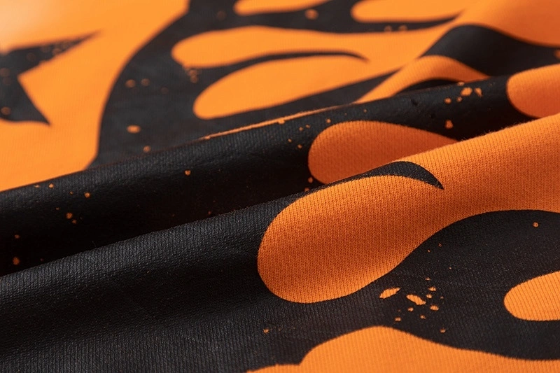&Gemini-- H588st1r Fire Orange Hoodie pants item:E-F377B1867