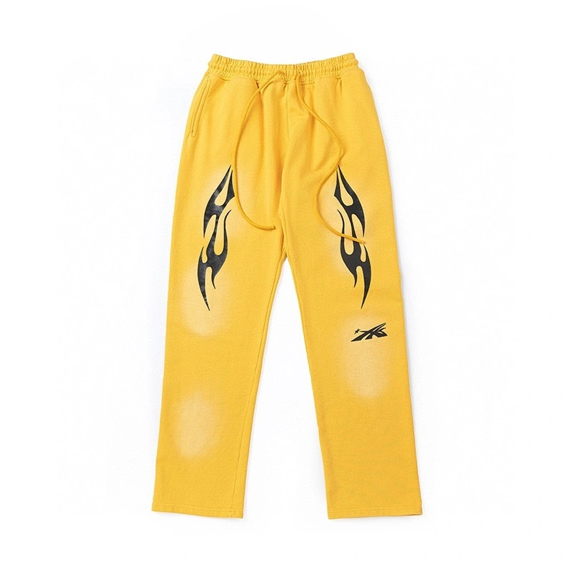 &Gemini-- H588st1r Studios Fire Orange Hoodie pants 2colour item:E-F377B1868-2