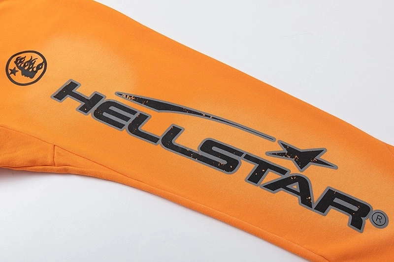 &Gemini-- H588st1r Studios Fire Orange Hoodie pants 2colour item:E-F377B1868-2