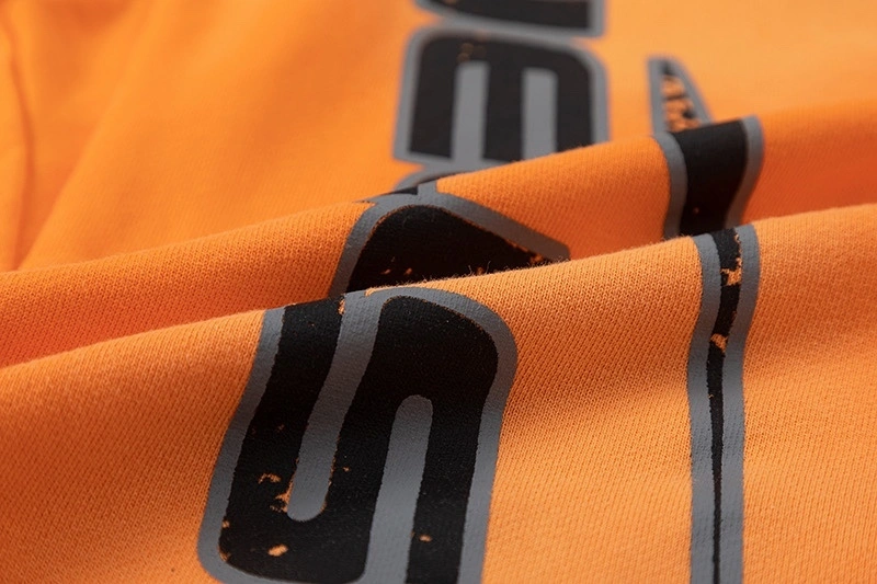&Gemini-- H588st1r Studios Fire Orange Hoodie pants 2colour item:E-F377B1868-2