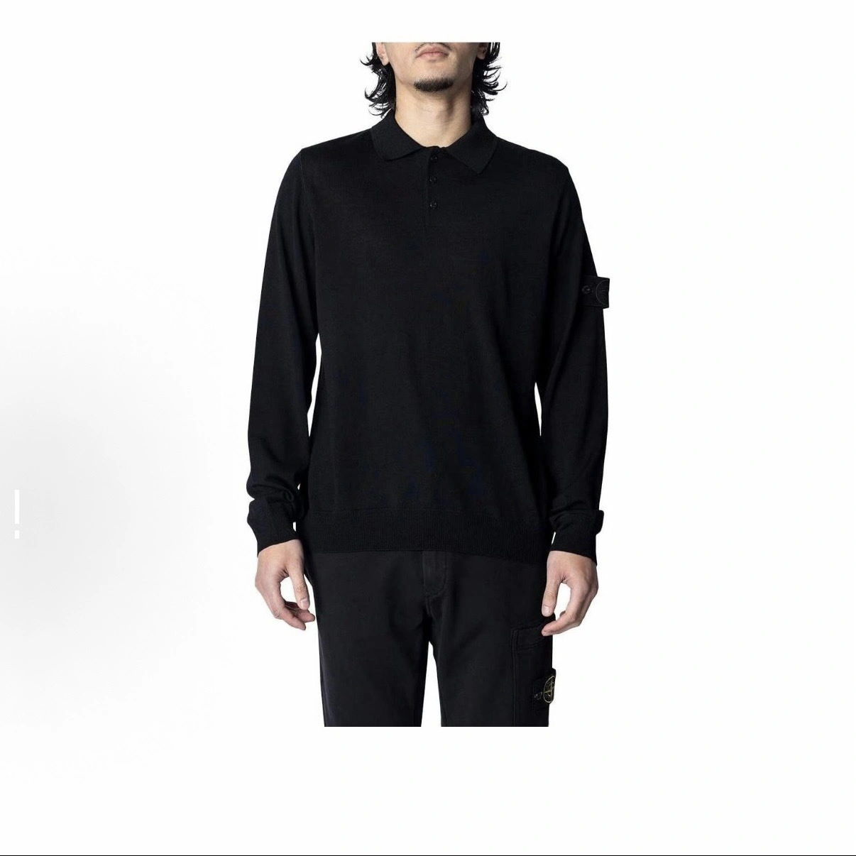Gemini-- Is8194 Polo 80% wool ，20% Cotton logo oversized item:E-F509L1027H