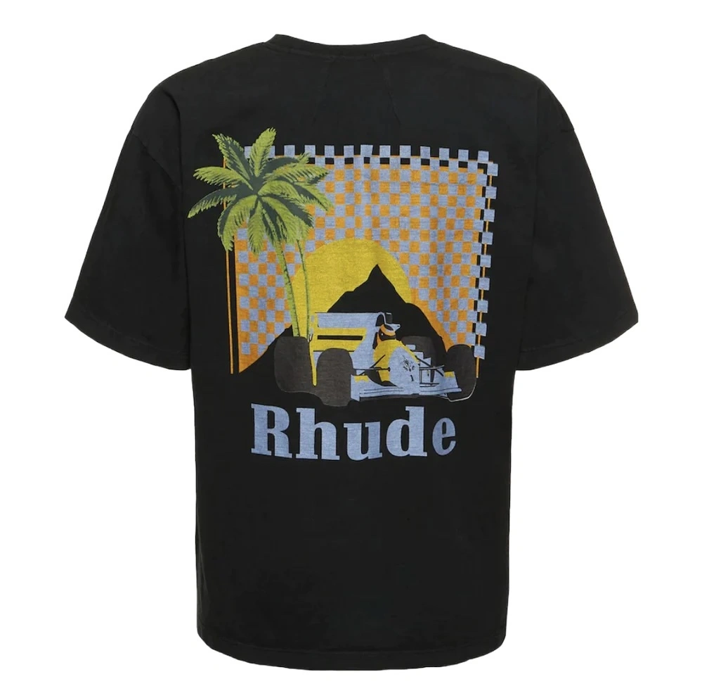 Gemini-- Moonlight Tropics T-shirt 2Colour item:C-F341C1410-2