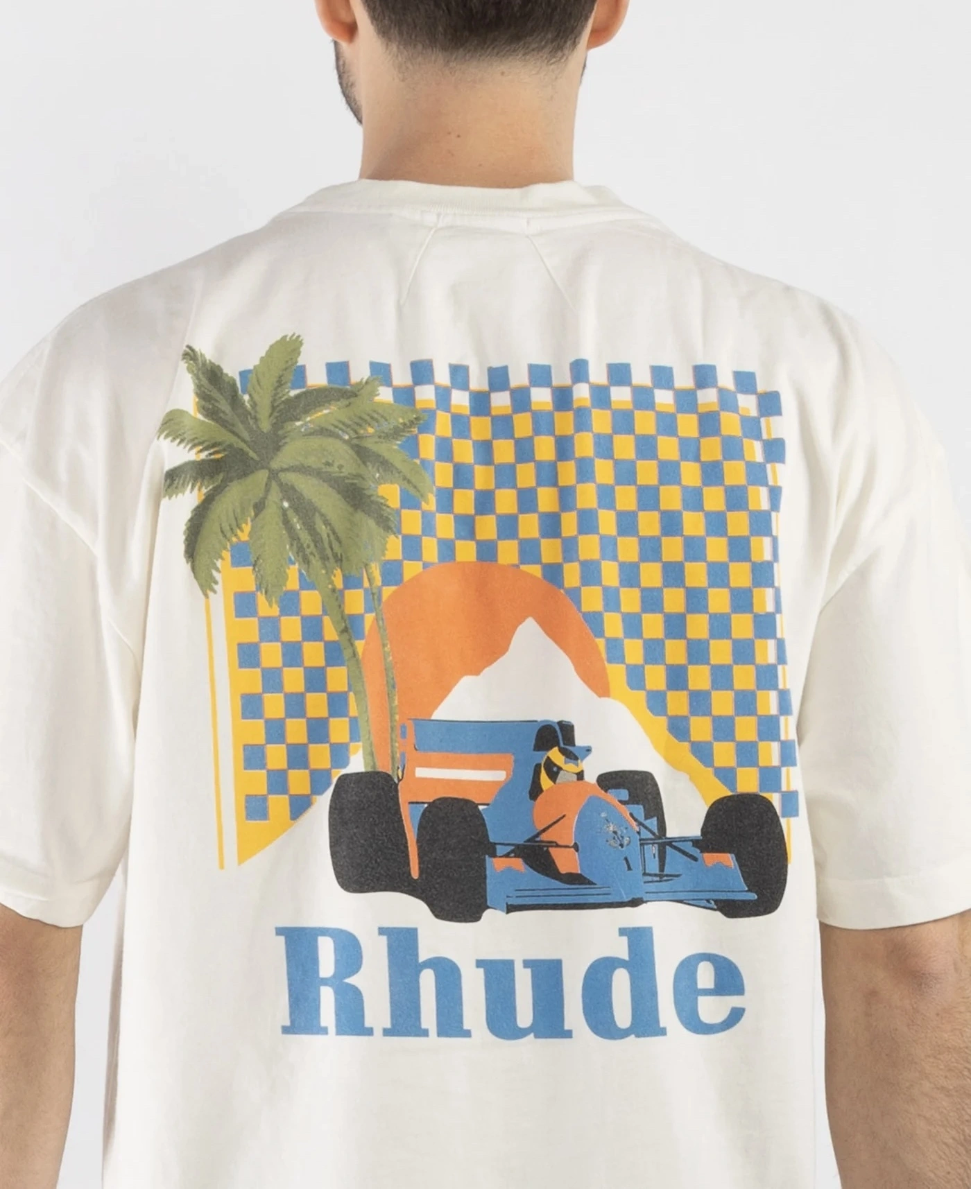 Gemini-- Moonlight Tropics T-shirt 2Colour item:C-F341C1410-2