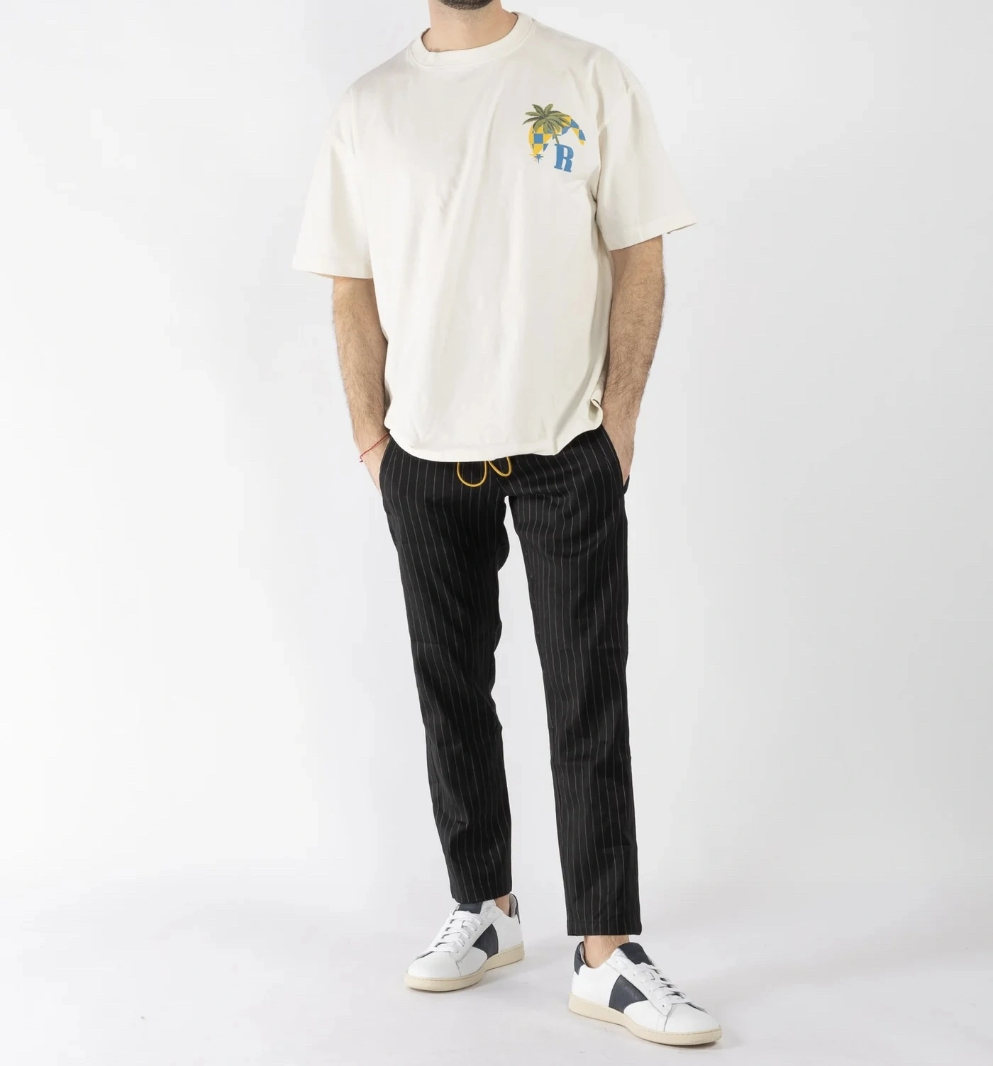 Gemini-- Moonlight Tropics T-shirt 2Colour item:C-F341C1410-2