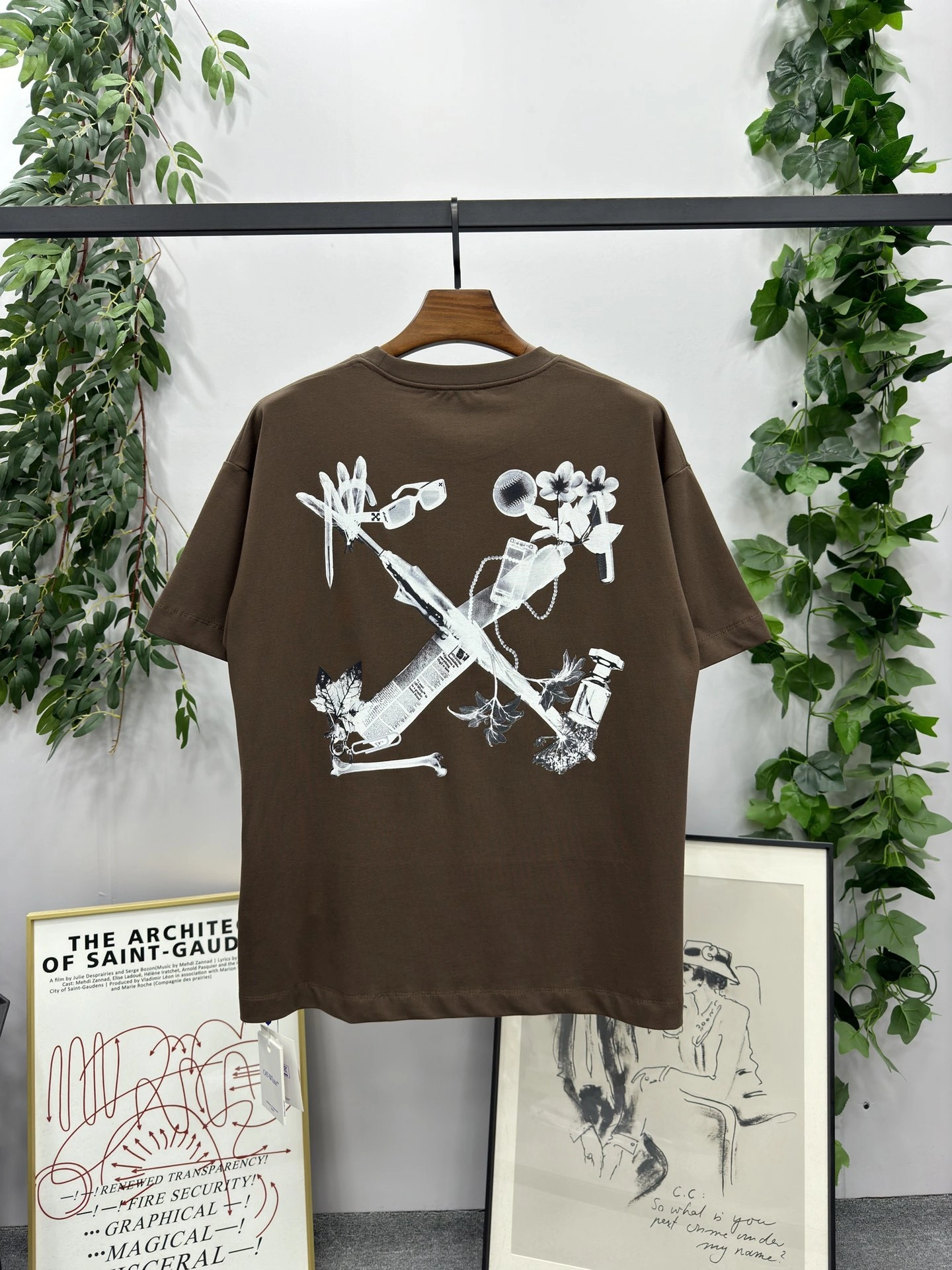 Gemini-- Off Whit5 cotton oversized 2Colour item: D-F524F0105-2