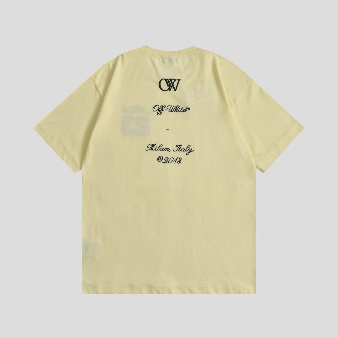 Gemini-- Off Whit5 embroidery oversized 2colour item:D-F110F2307-2