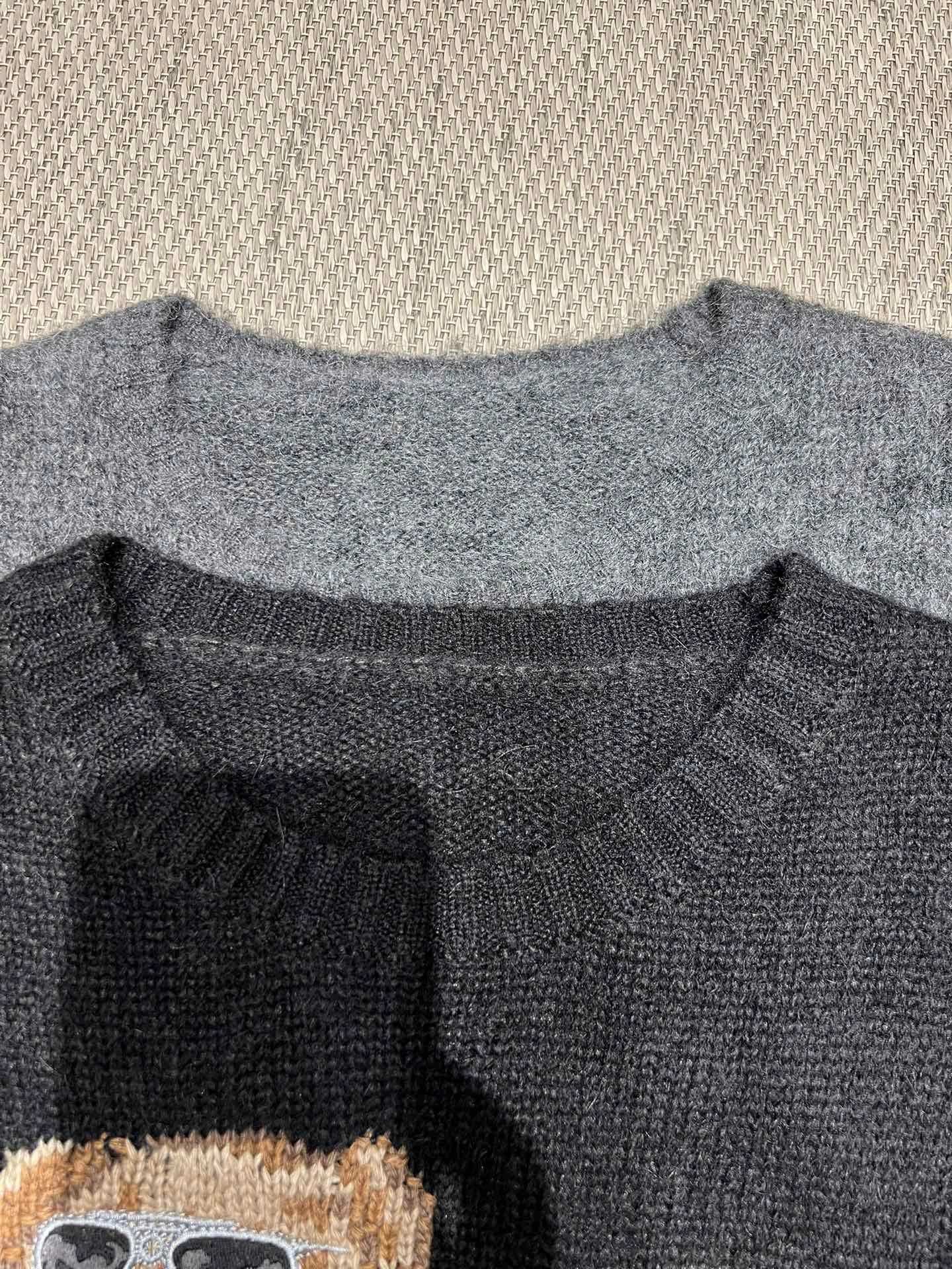 Gemini-- R18ph cashmere wool embroidery 2colour item:E-F140J0826-2H