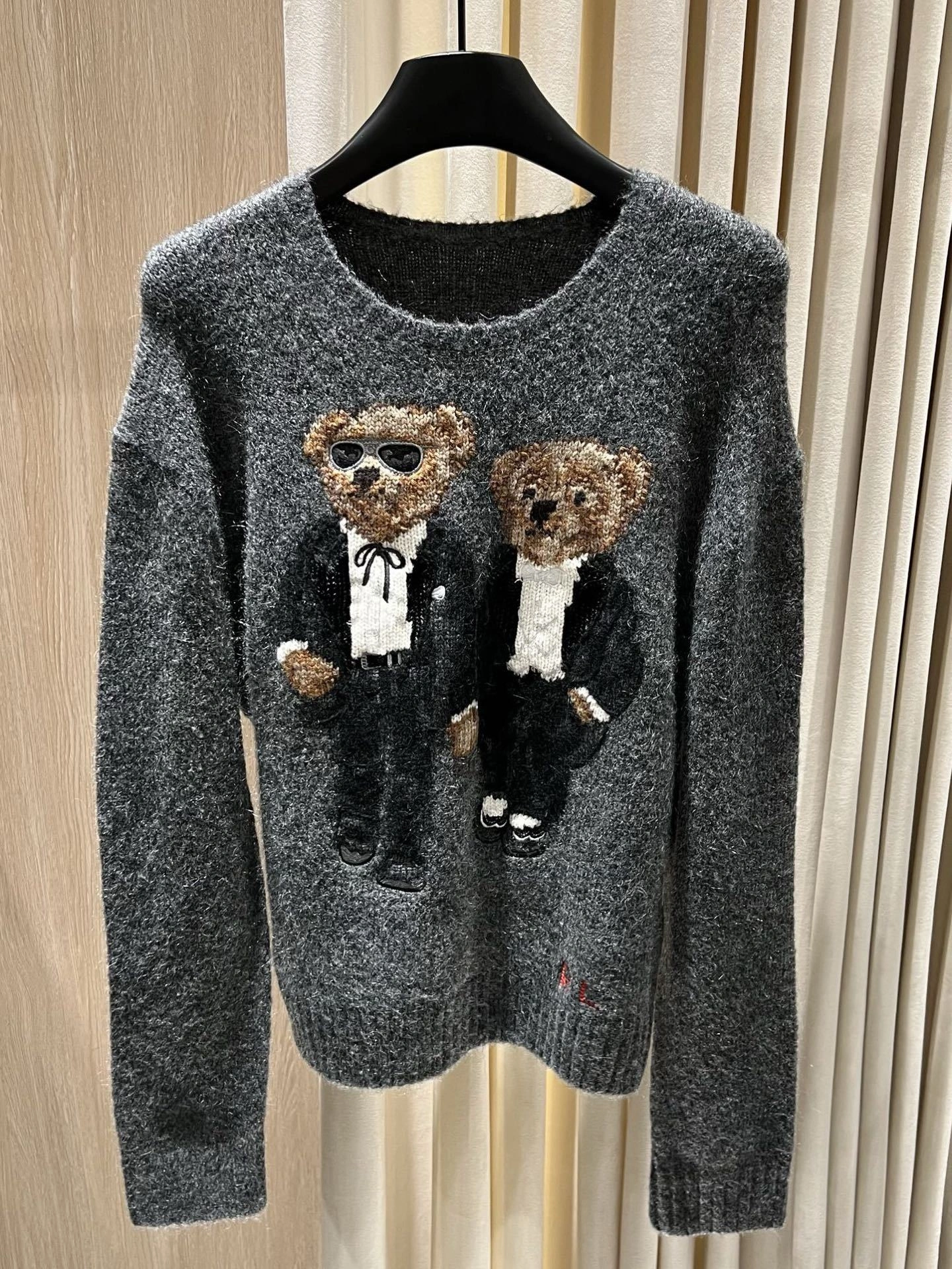 Gemini-- R18ph cashmere wool embroidery 2colour item:E-F140J0826-2H