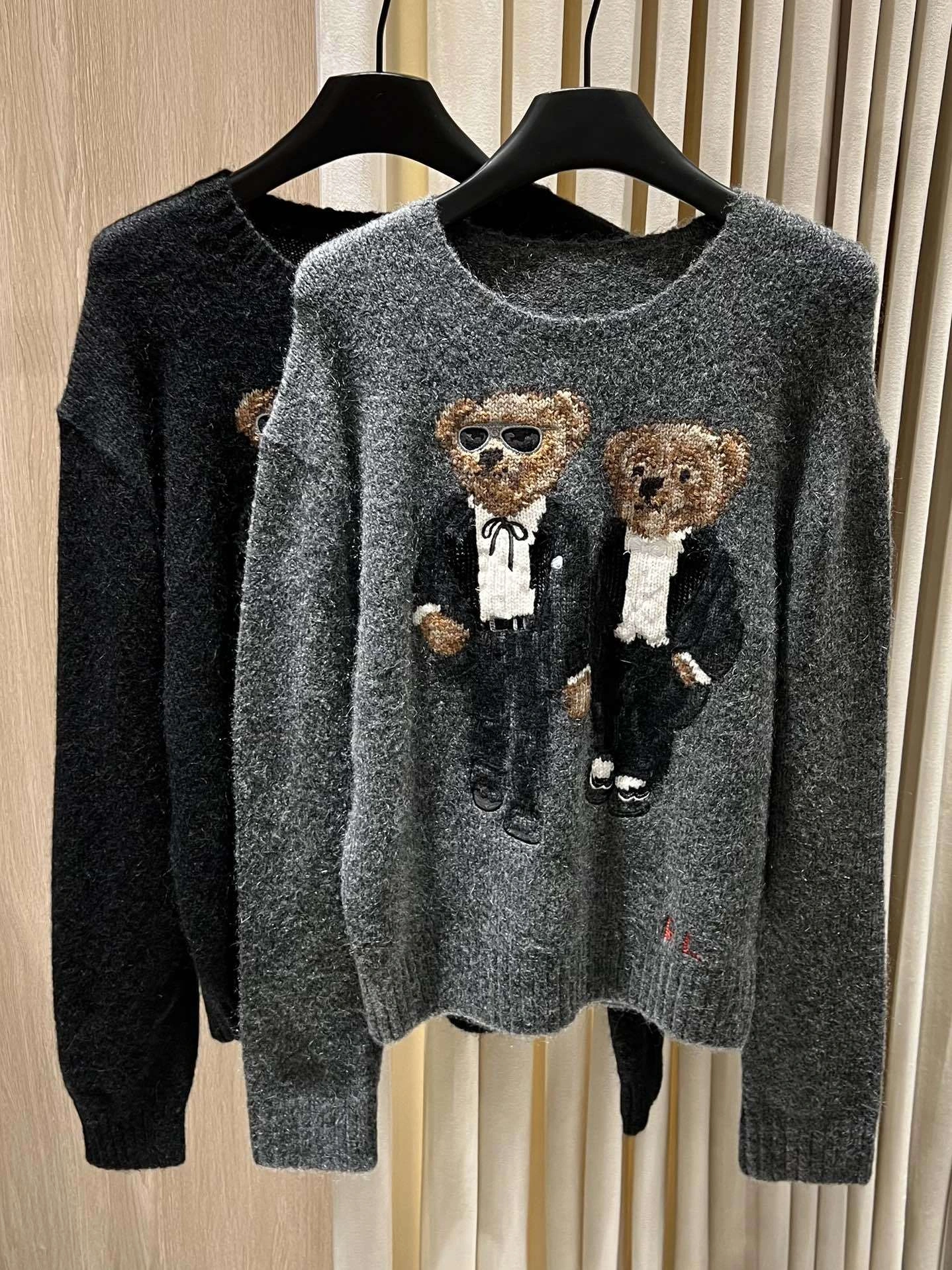 Gemini-- R18ph cashmere wool embroidery 2colour item:E-F140J0826-2H