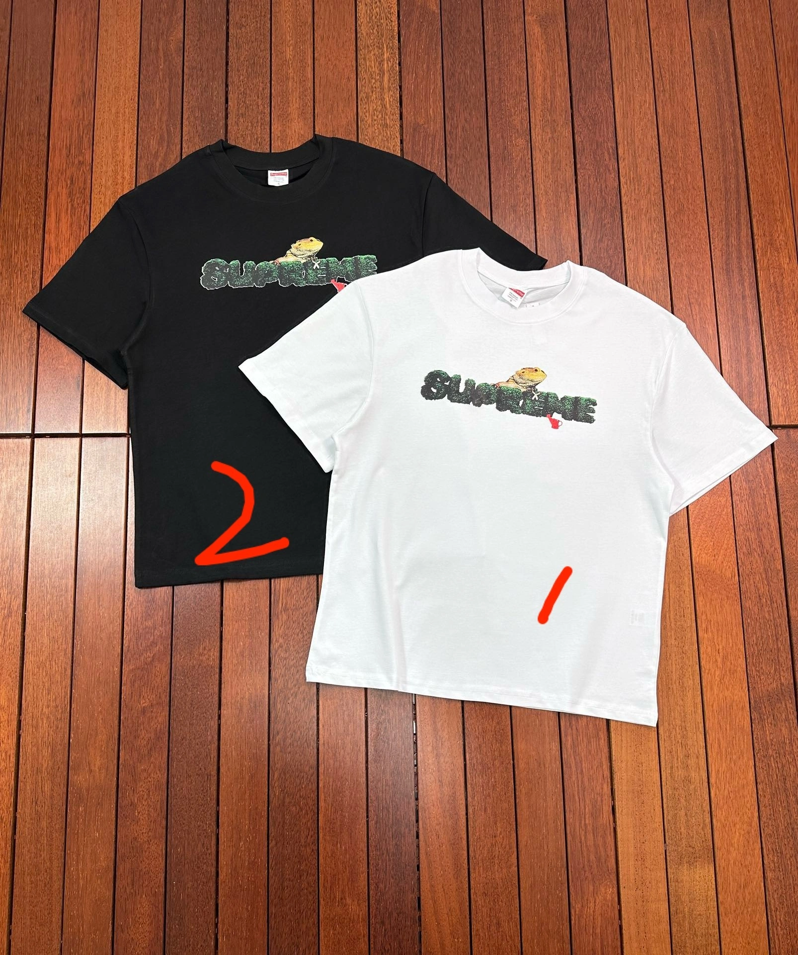 &Gemini-- S575 24 Week18 Lizard Tee oversized 2colour item:D-F524F2019-2